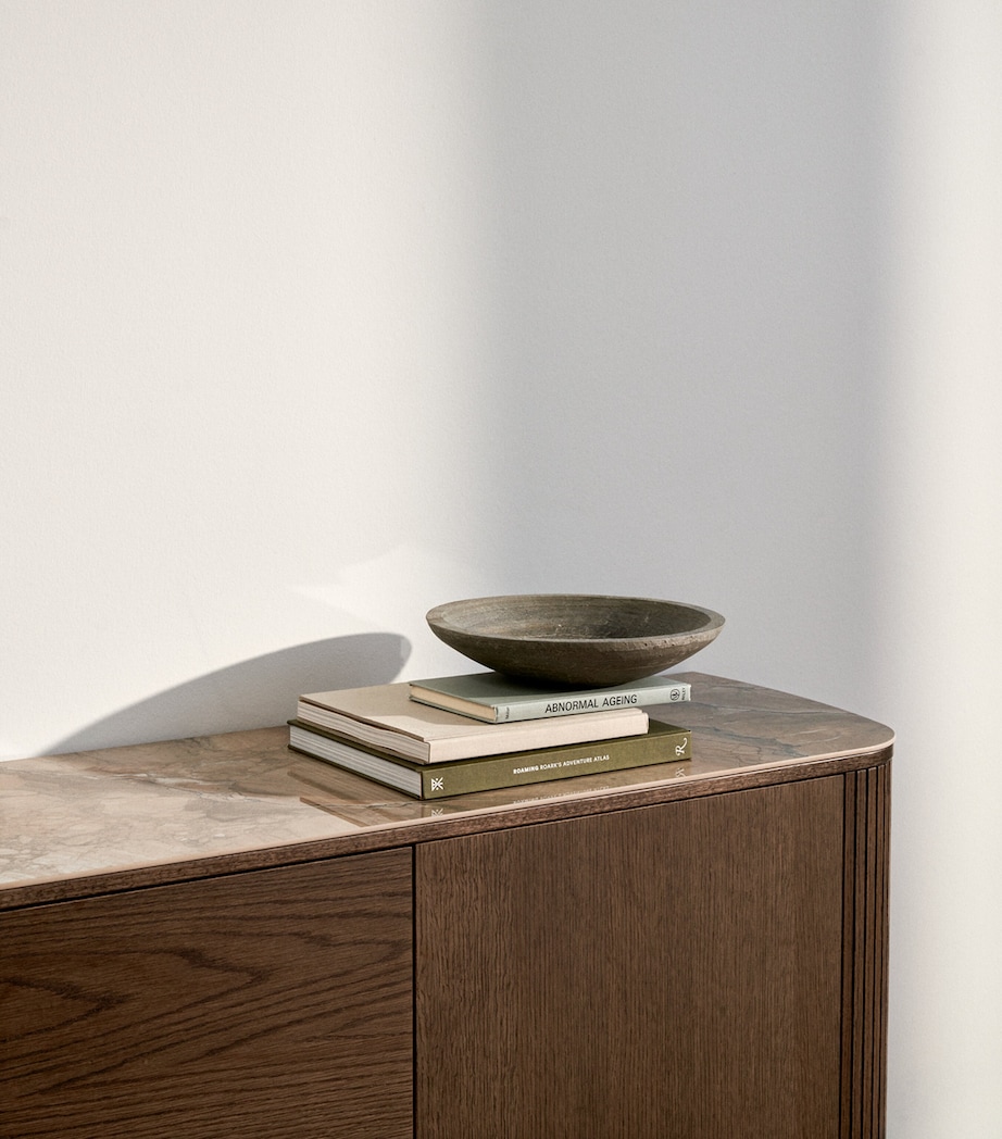 BoConcept Ceramic and Oak Santiago Sideboard Brown / Dark Oak Image 6