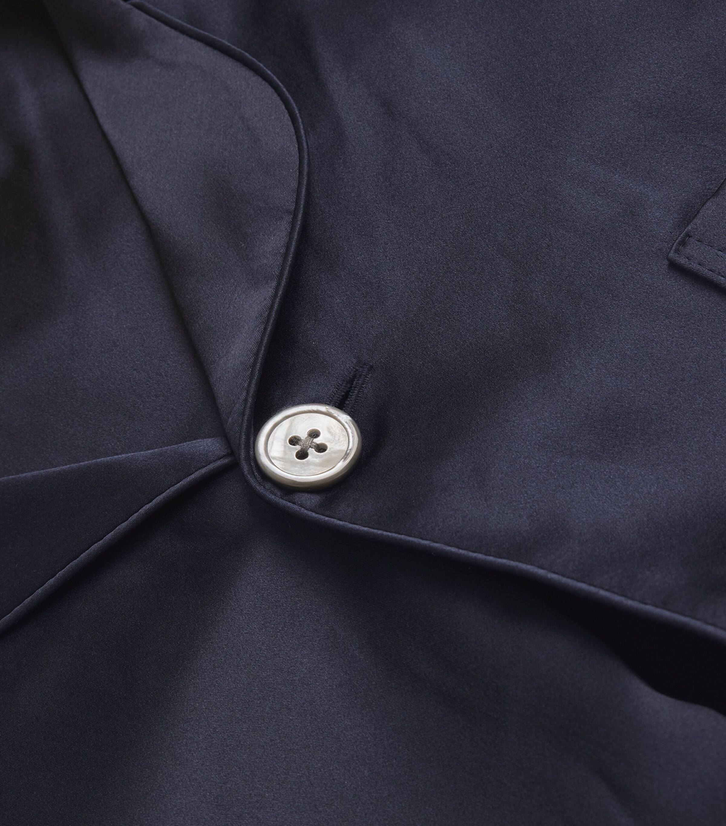 Silk Pyjama Set NAVY Image 5