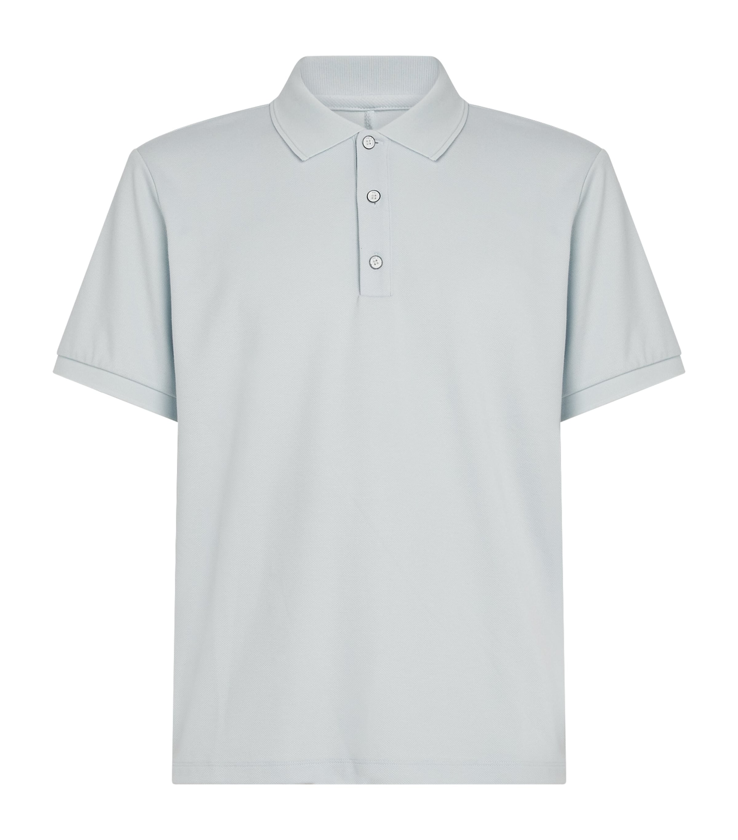 Rag & Bone Stretch Pique Polo Shirt In Gray