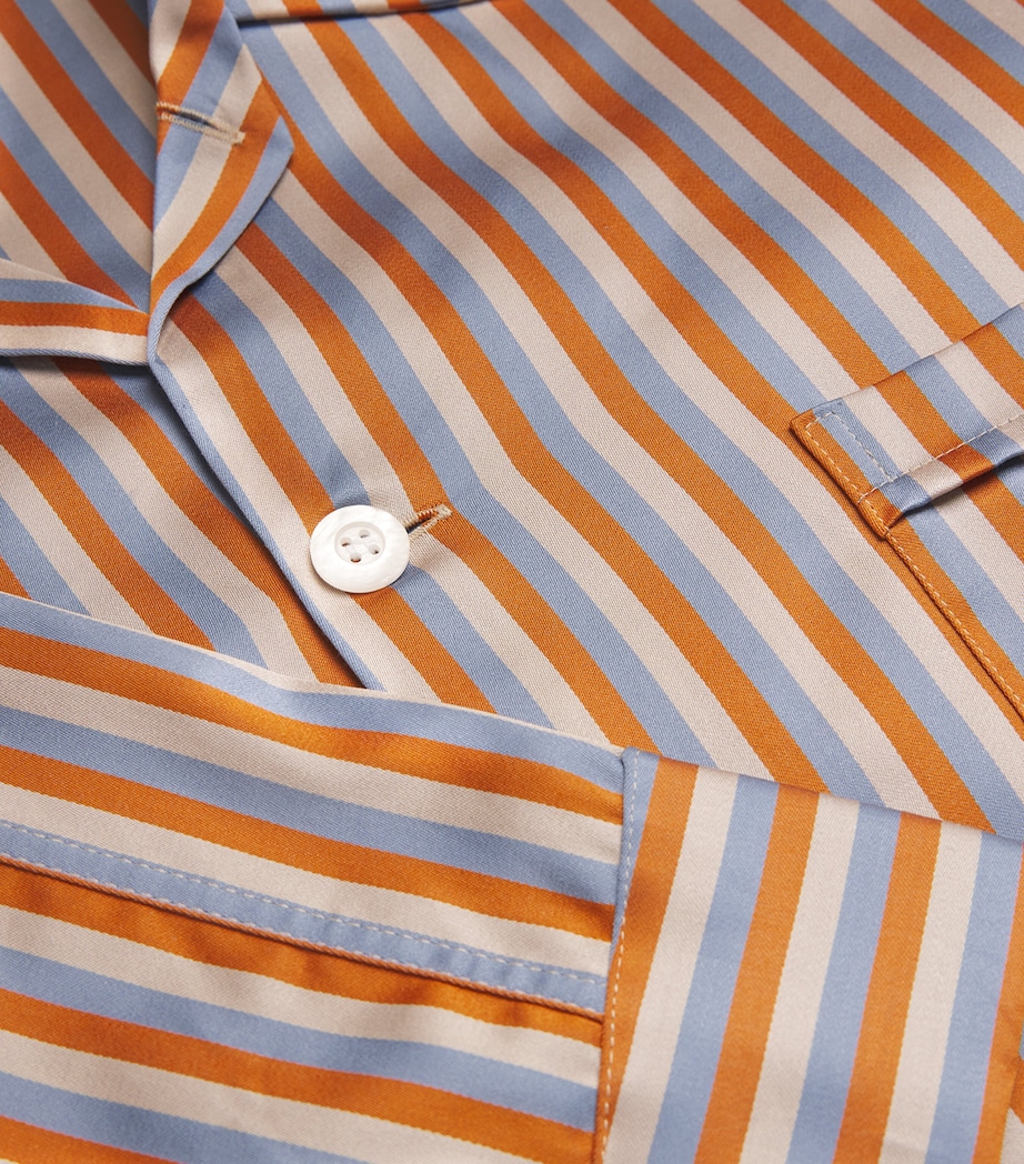 Cotton Stripe Wellington Pyjama Set 060MUL Image 5