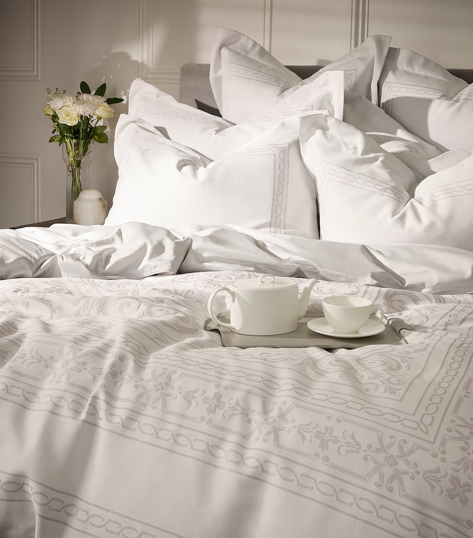 Versailles Super King Duvet Cover (260cm x 220cm) PERLE Image 3