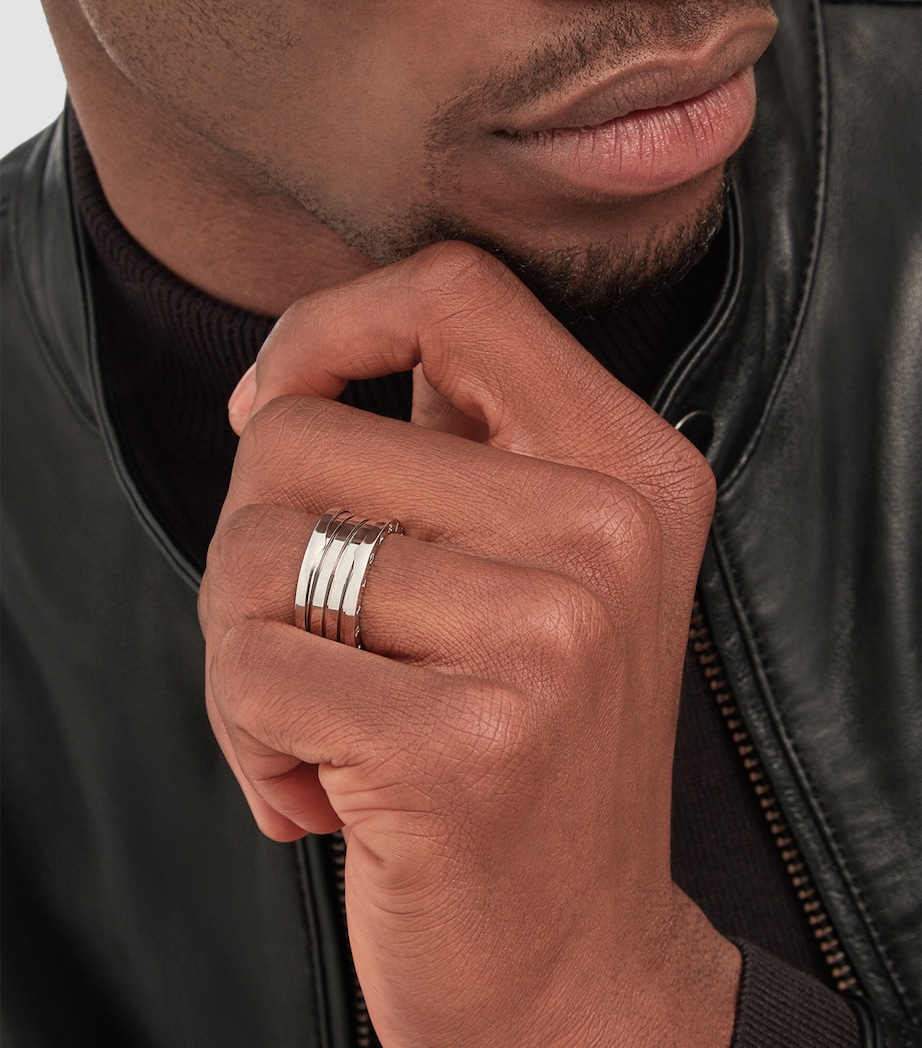 White Gold B.zero1 Four Band Ring WHITE GOLD Image 6