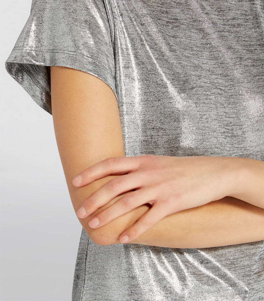 Metallic Silver T-Shirt SILVER Image 6