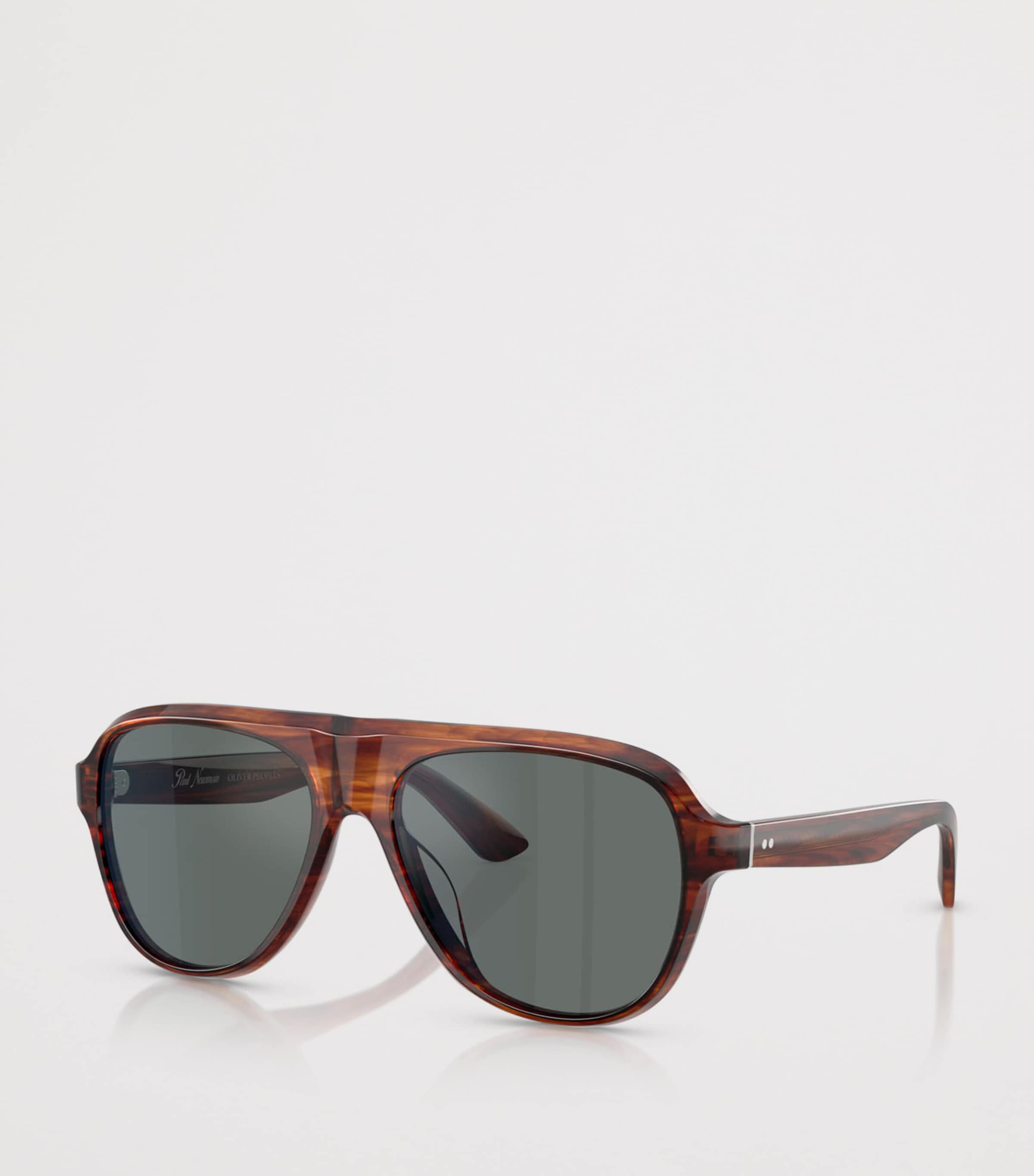 Oliver Peoples Paul Newman Sun Pilot Sunglasses Red Image 2