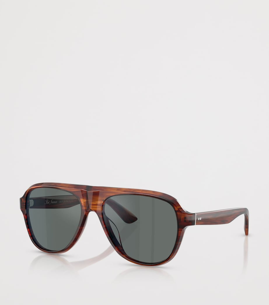 Oliver Peoples Paul Newman Sun Pilot Sunglasses Red Image 2