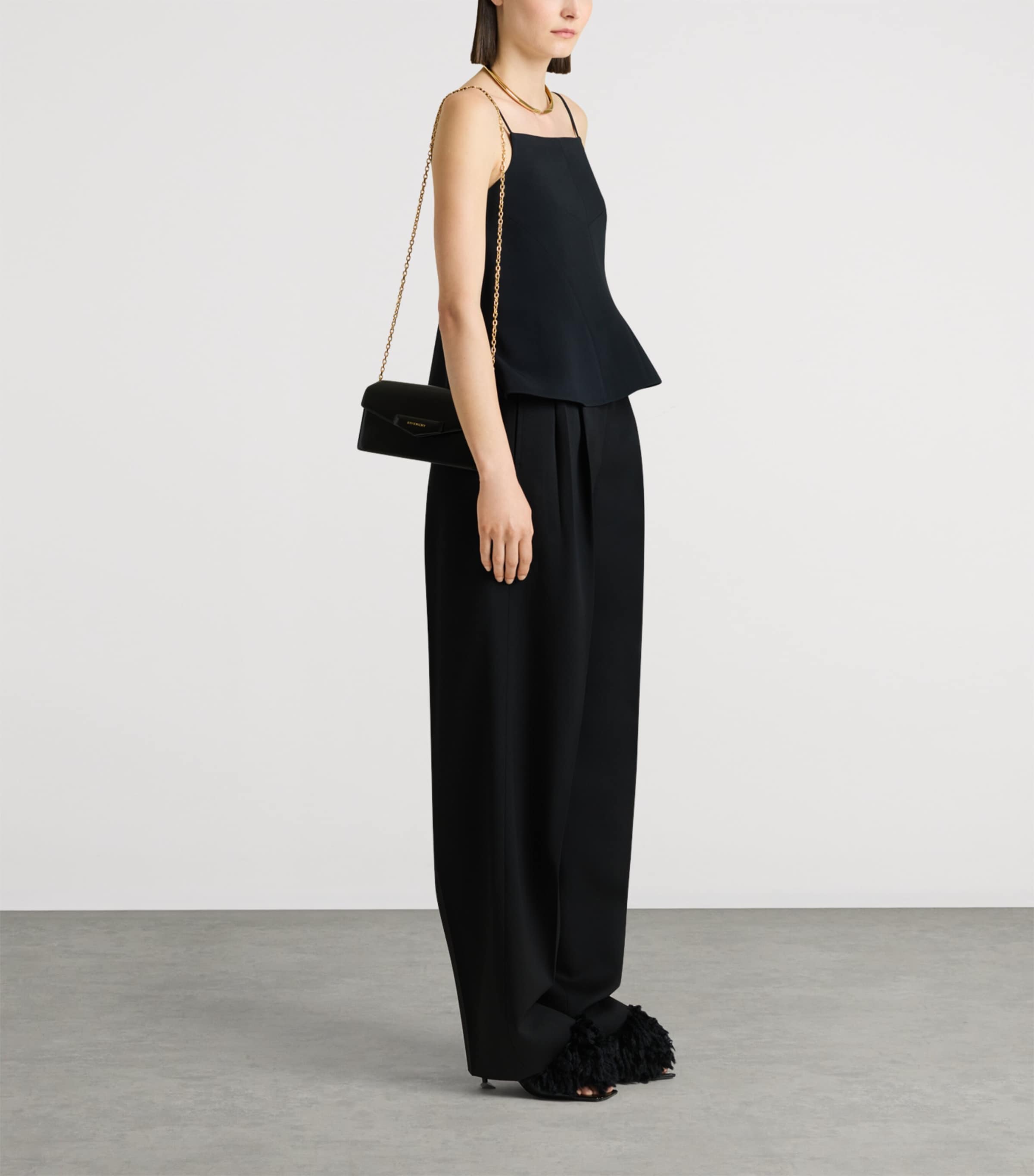 Givenchy Womens Square-Neck Cami Top Image 3