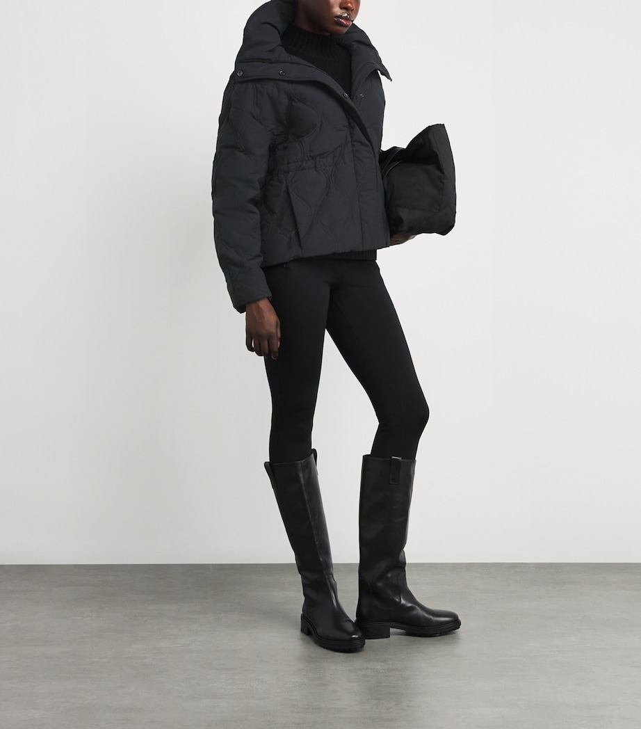 Quilted Alessia Down Jacket BLACK Image 2