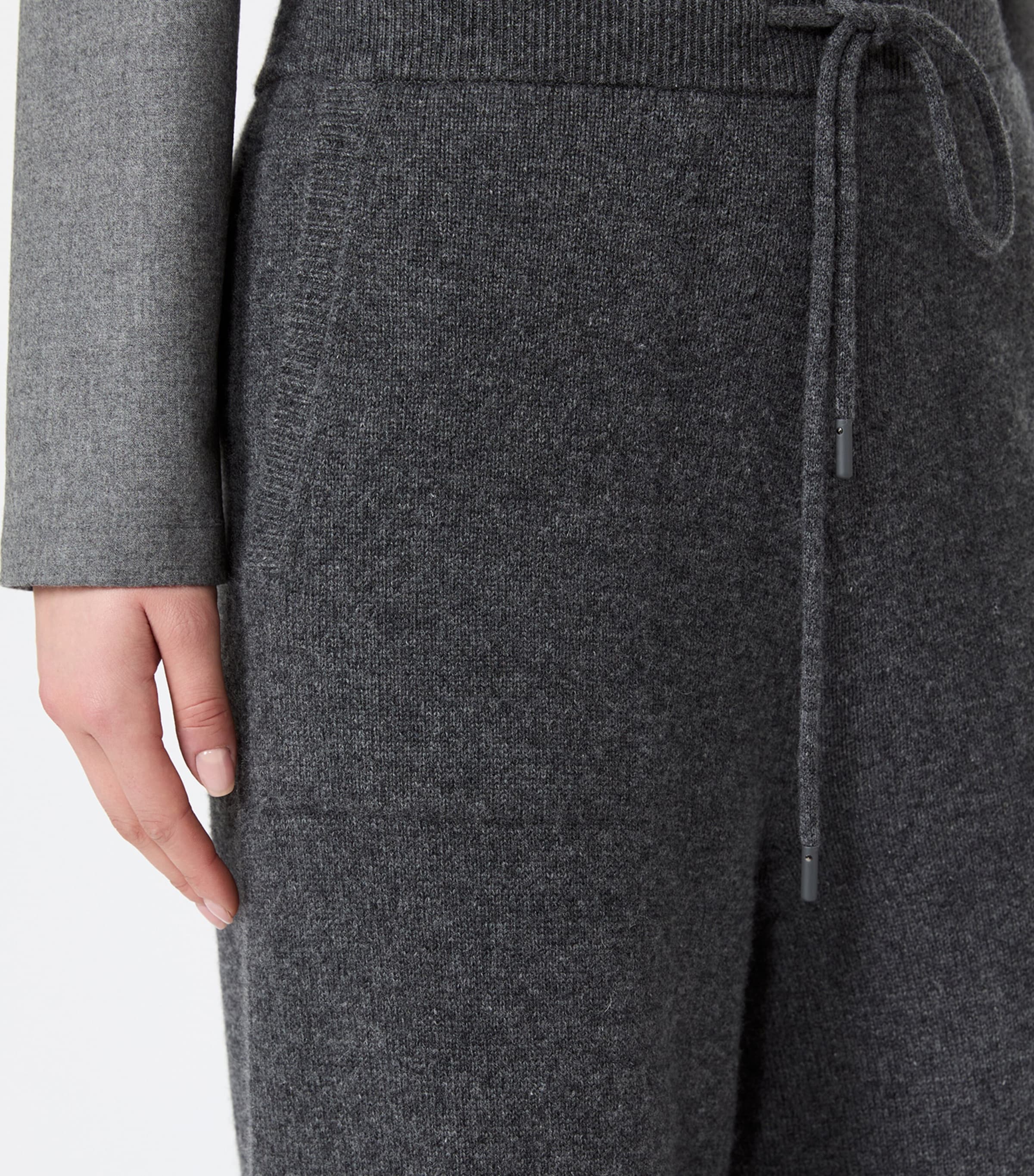 Max Mara Womens Cashmere Sweatpants Dark Grey Image 4