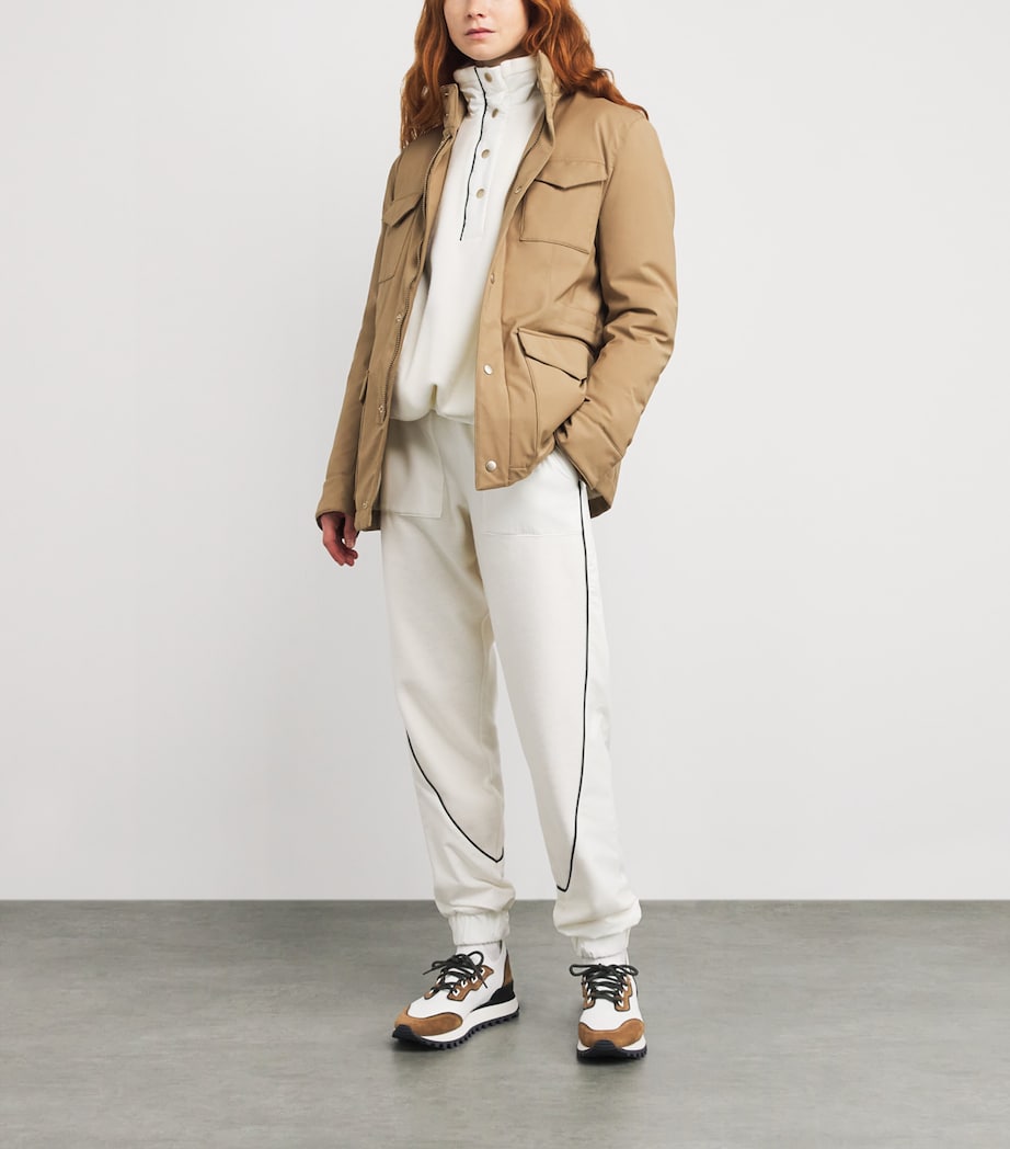 Leather Mesh Sneakers CARBONE Image 6