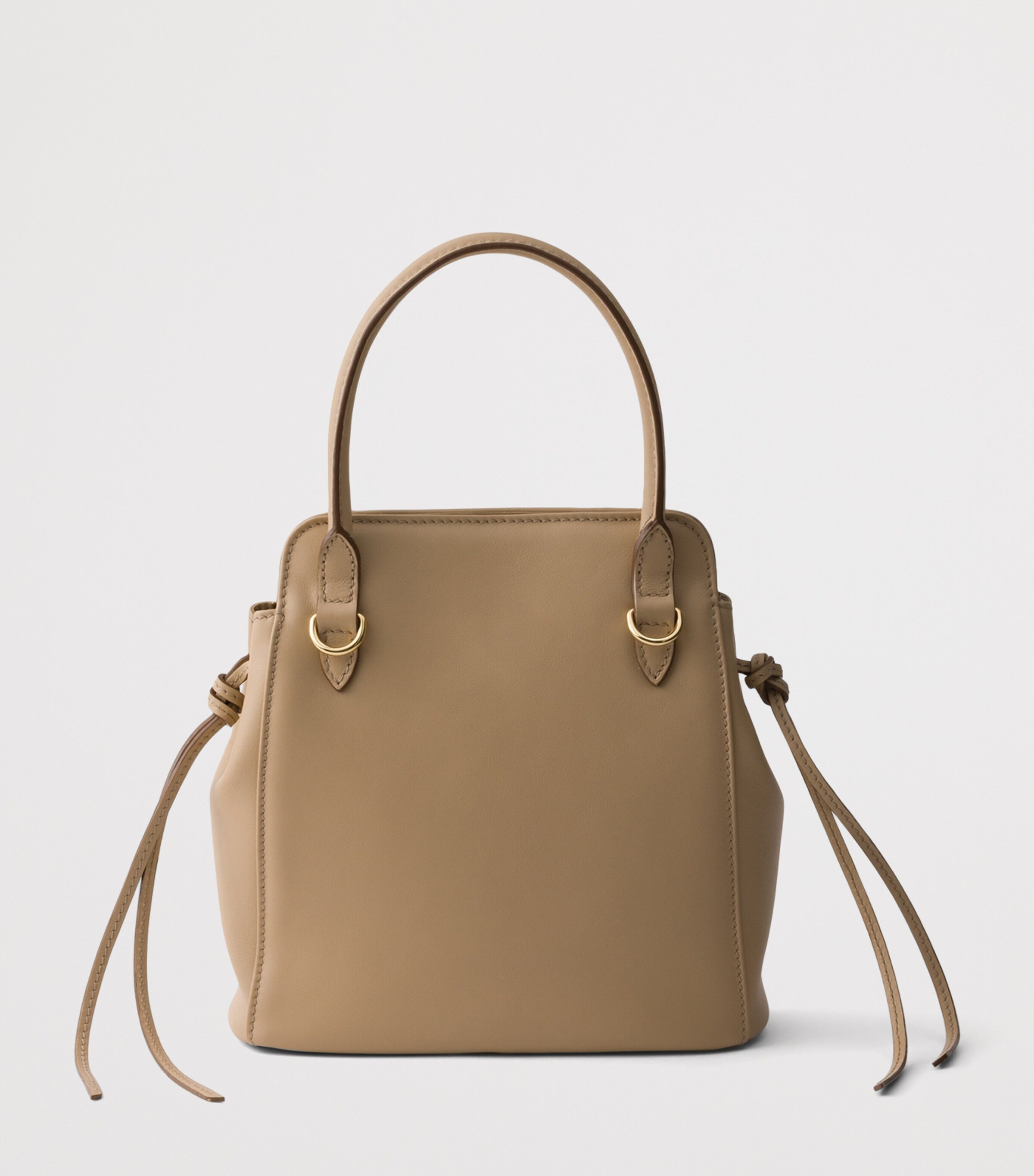Prada Mini Carry Top-Handle Bag Neutral Image 3
