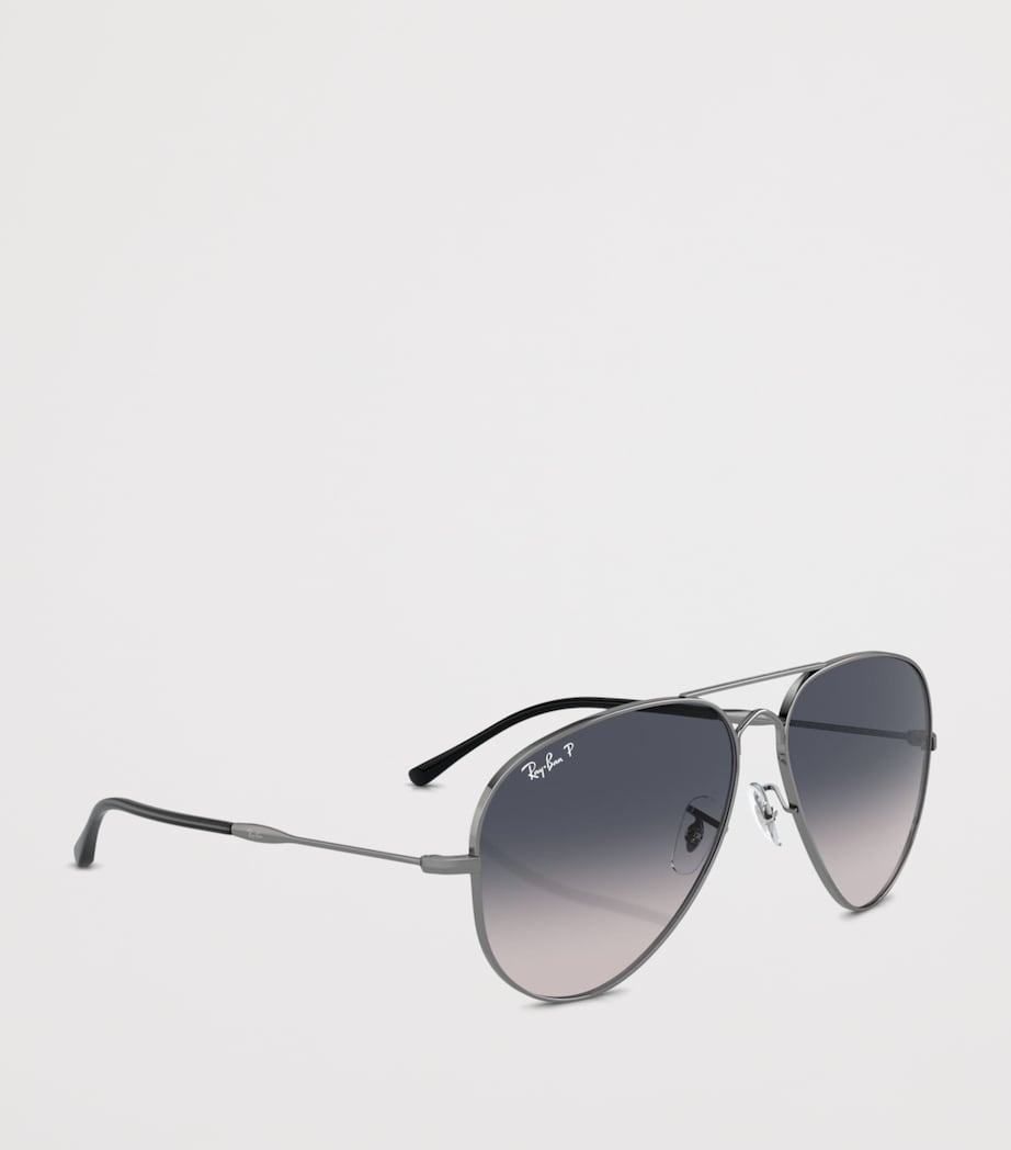 Ray-Ban Metal Old Aviator Pilot Sunglasses Image 6
