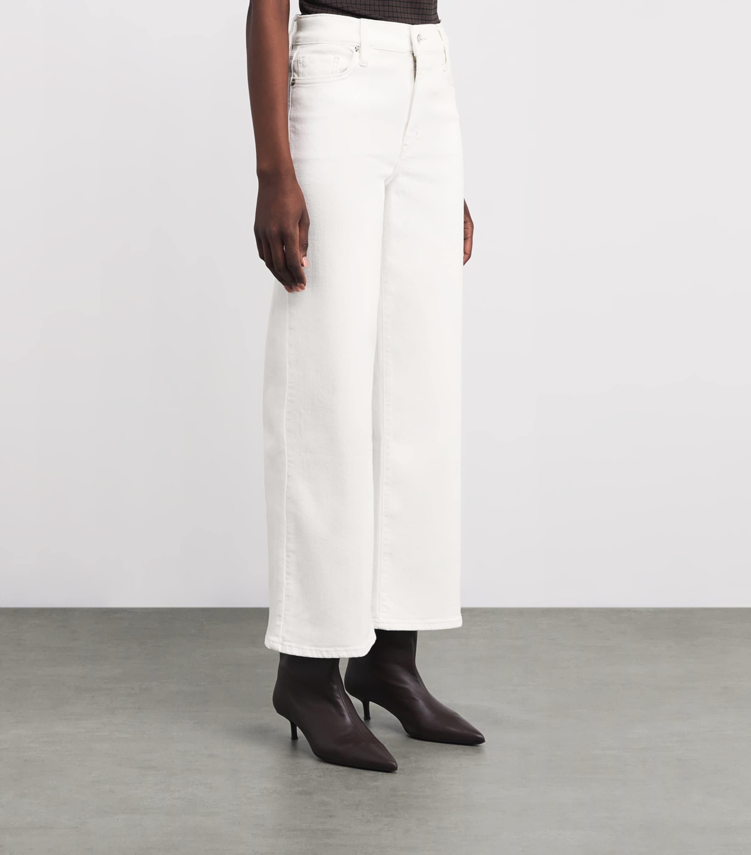 Le Pixie Slim Palazzo Wide-Leg Jeans AUCL AU NATURAL Image 3