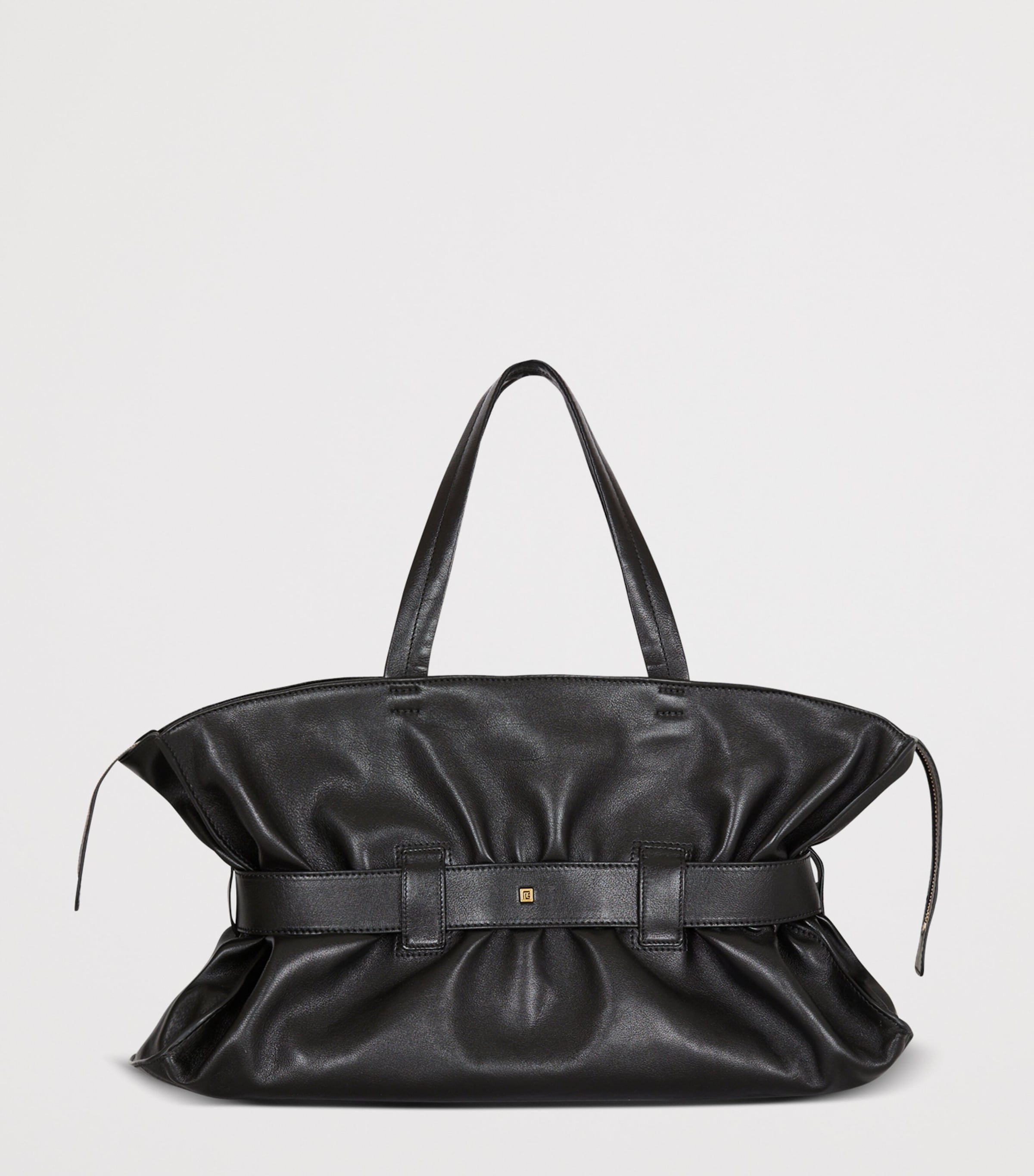 Large Leather Anthem Tote Bag 0PA NOIR Image 7