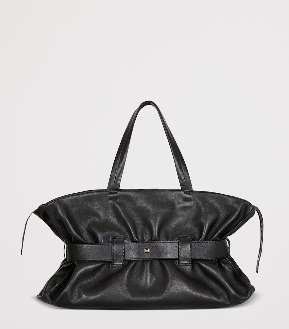 Large Leather Anthem Tote Bag 0PA NOIR Image 7