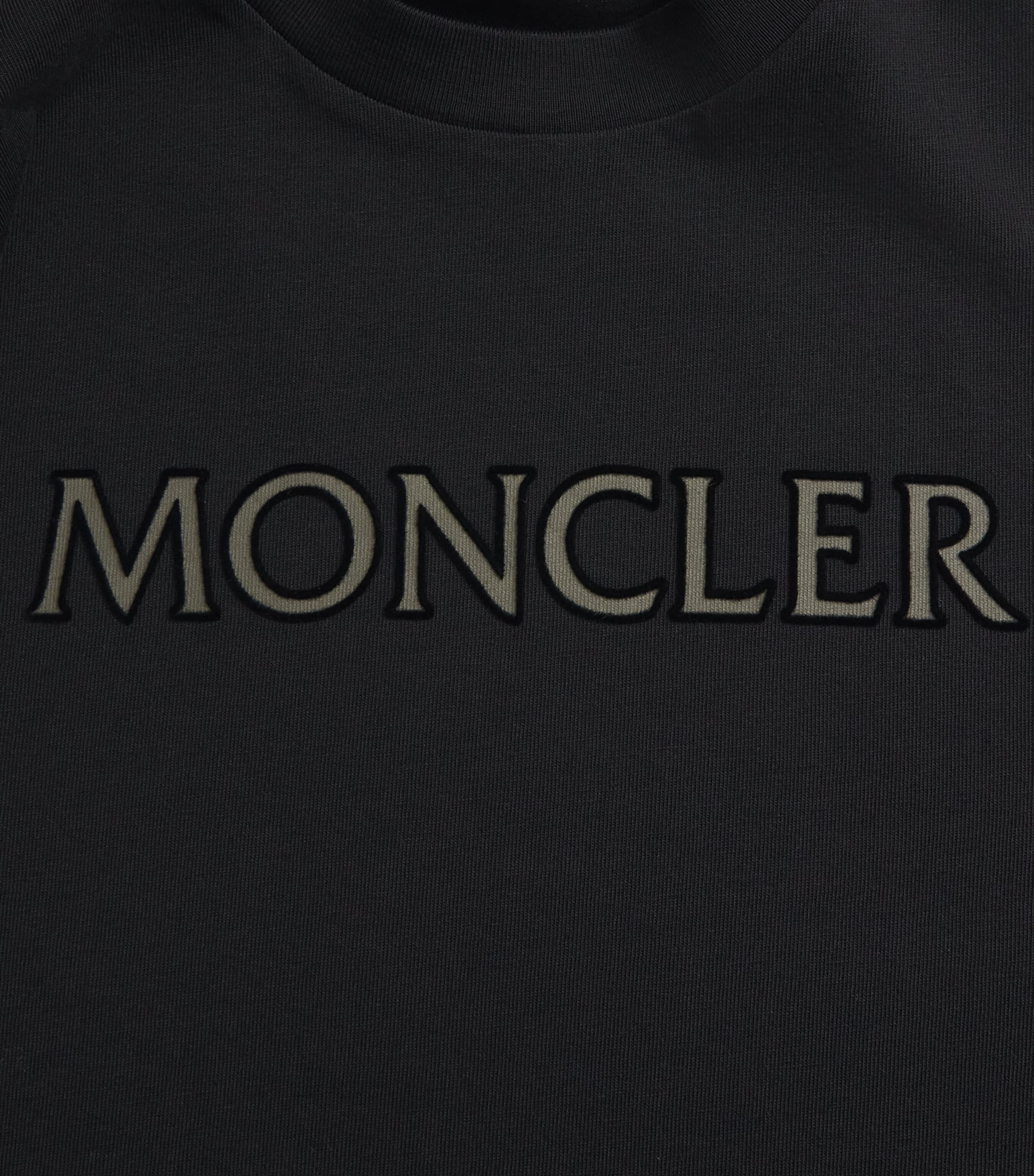 Moncler Mens Cotton Logo T-Shirt Image 6