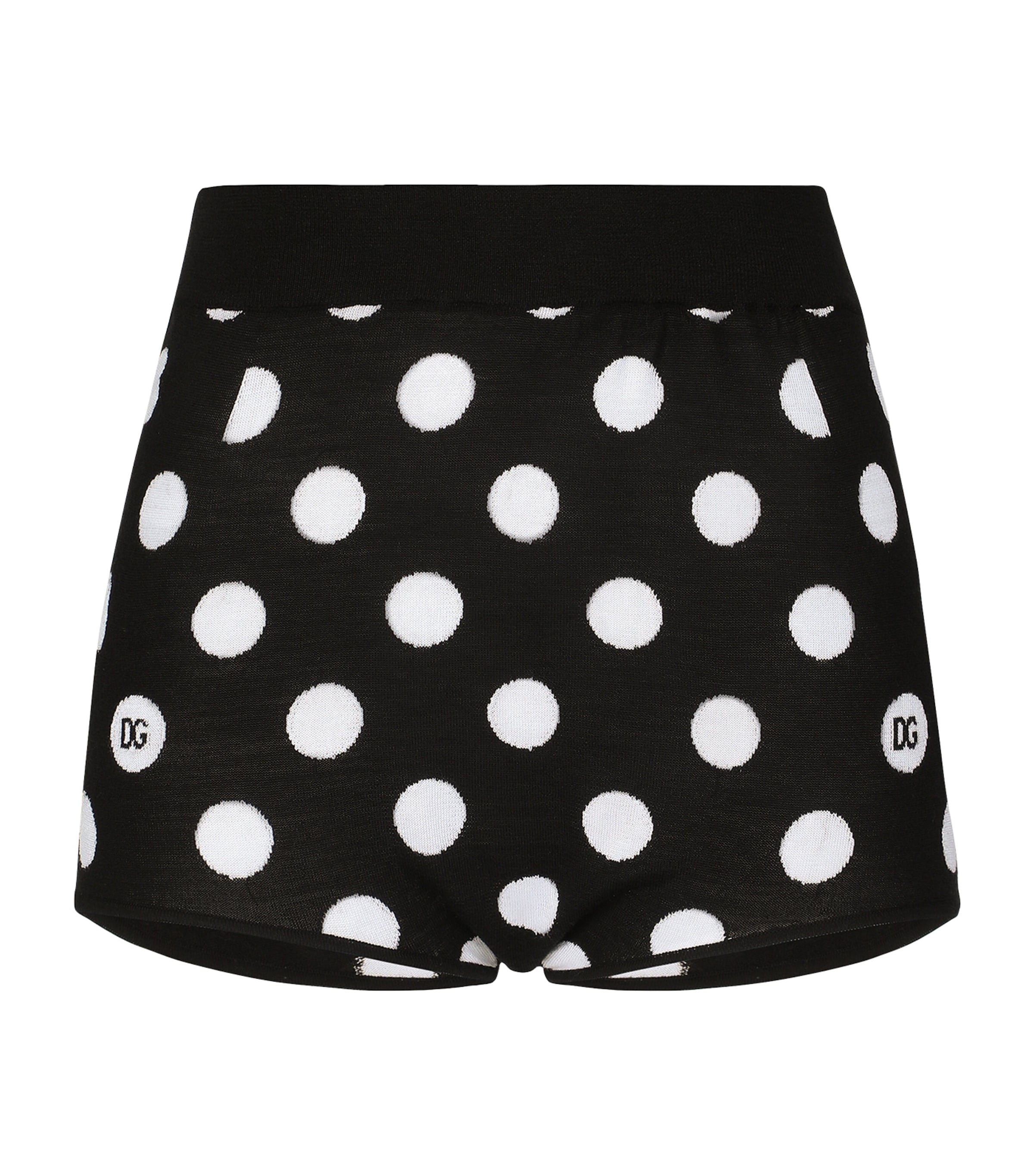 Shop Dolce & Gabbana Polka-dot Mini Shorts