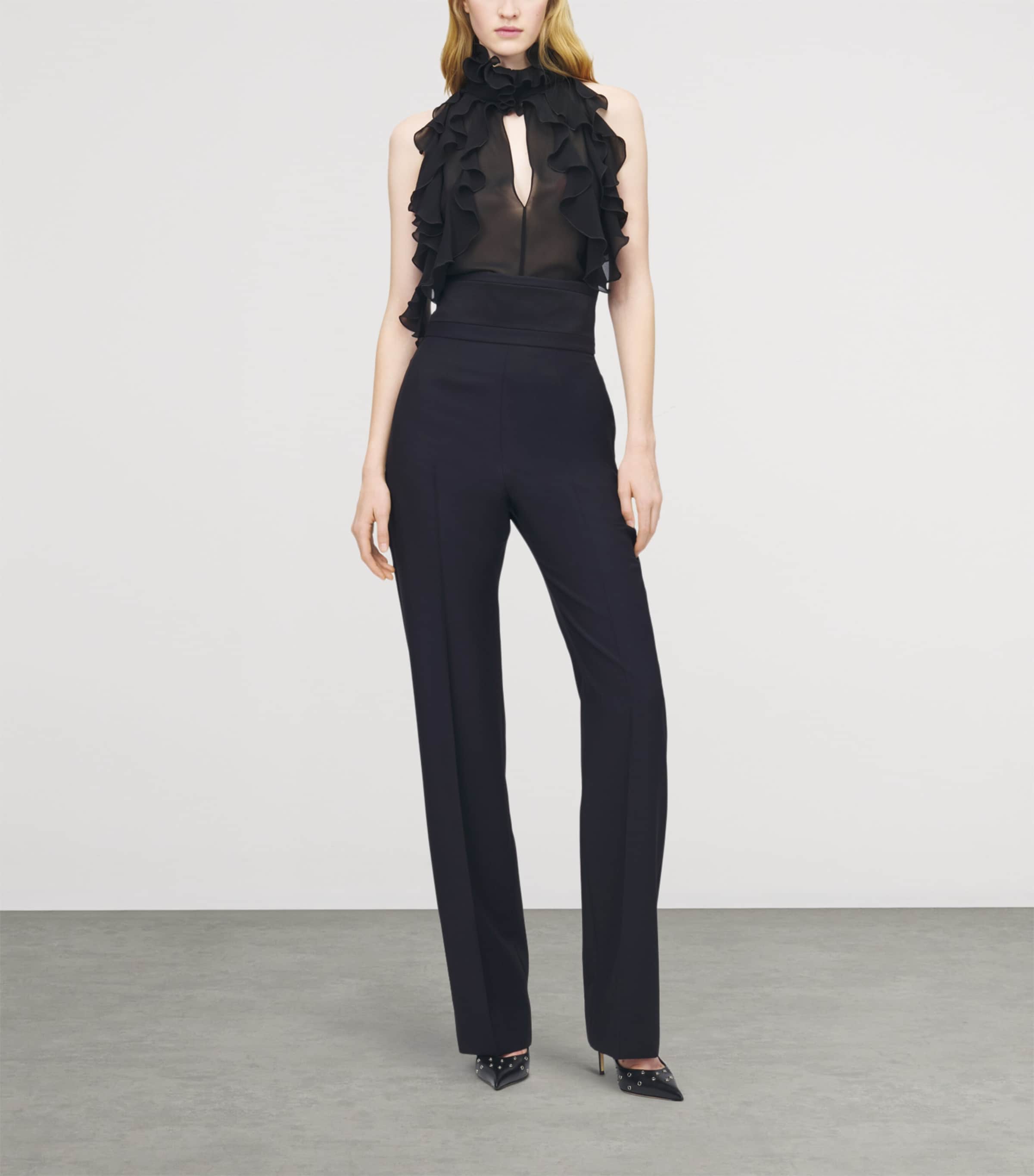 Silk Ruffled Top 1000 Image 2