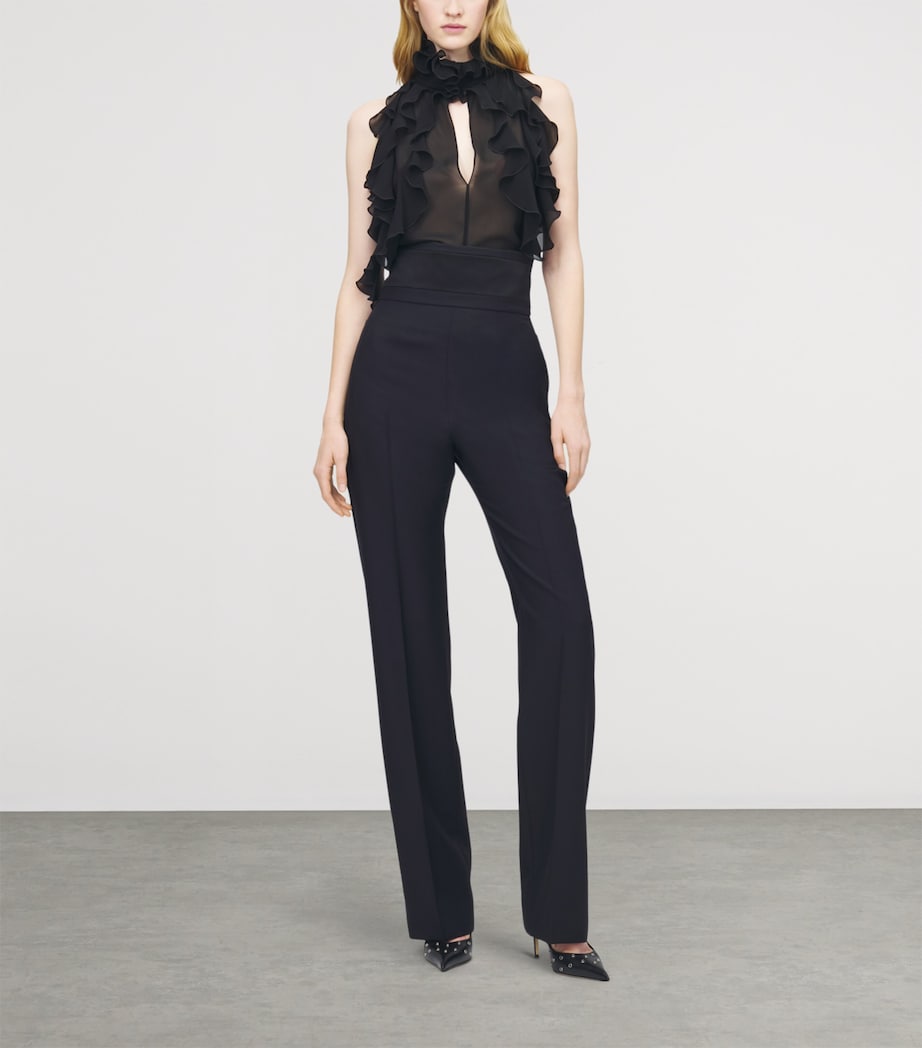 Silk Ruffled Top 1000 Image 2