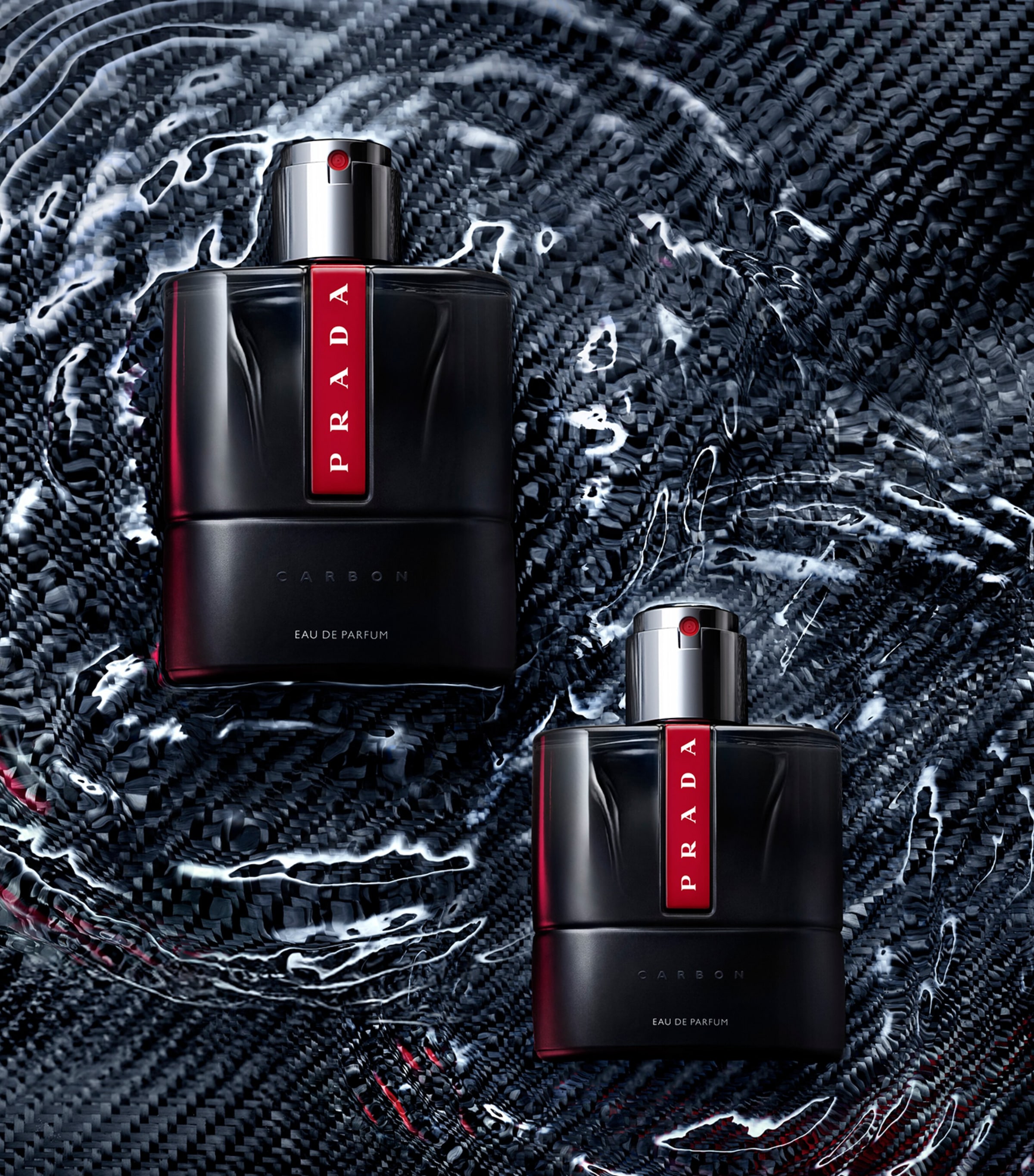 Prada Beauty Luna Rossa Carbon Eau de Parfum (100ml) Image 4