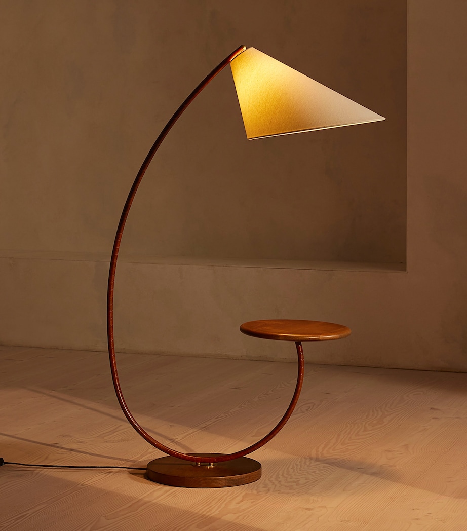 Soho Home Winona Floor Lamp Brown Image 2