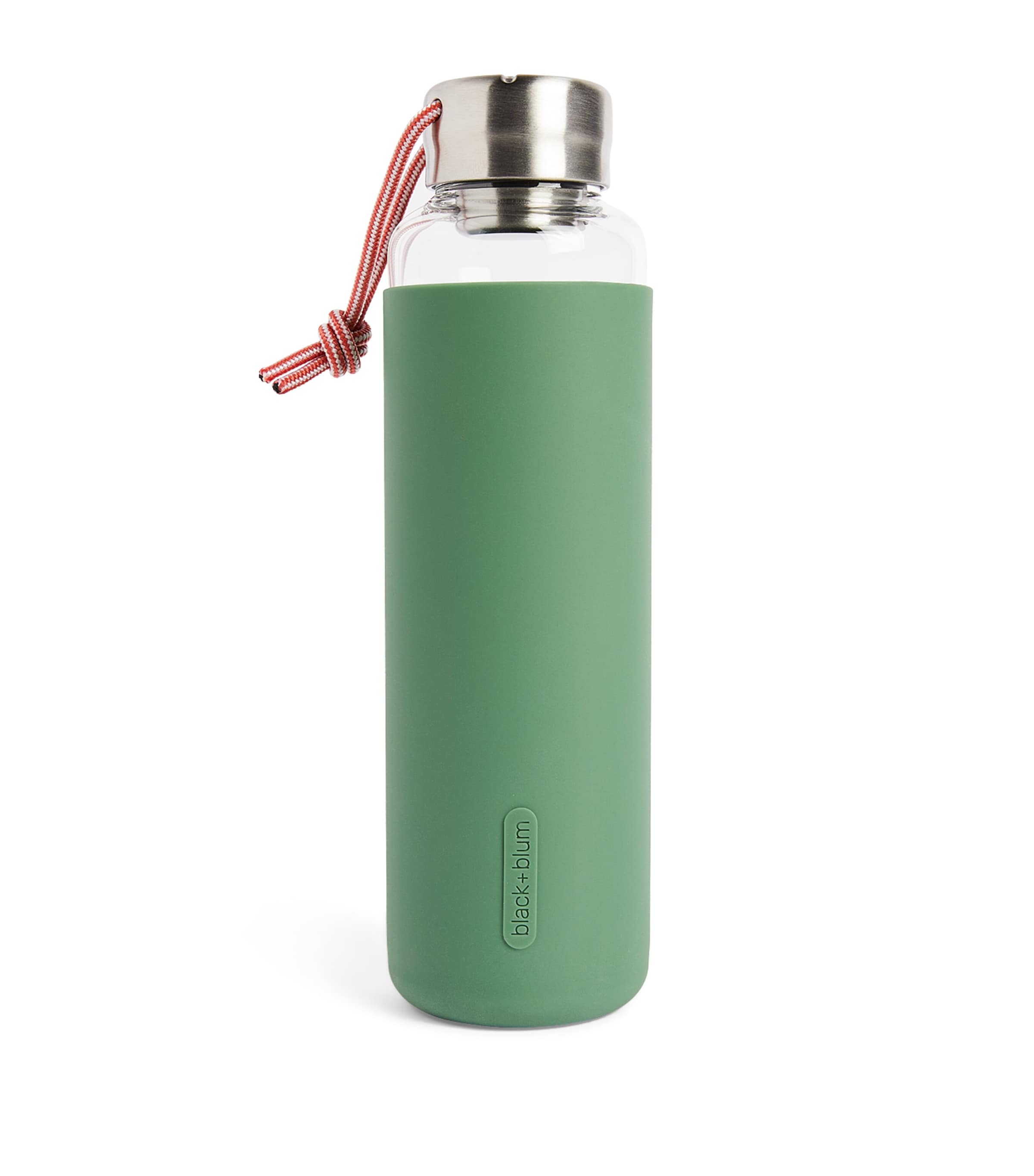 Harrods X Black + Blum Glass Water Bottle In Green