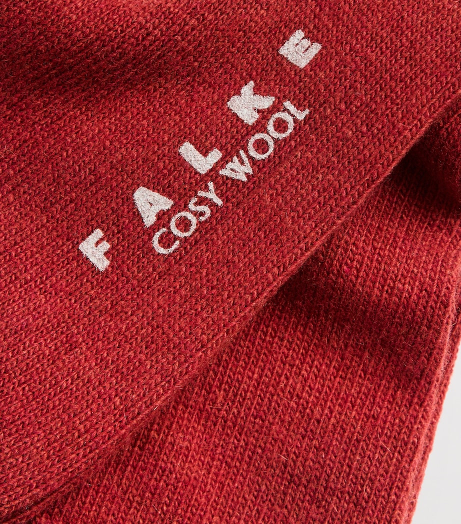 Falke Womens Mid-Calf Cosy Socks Henna Image 2