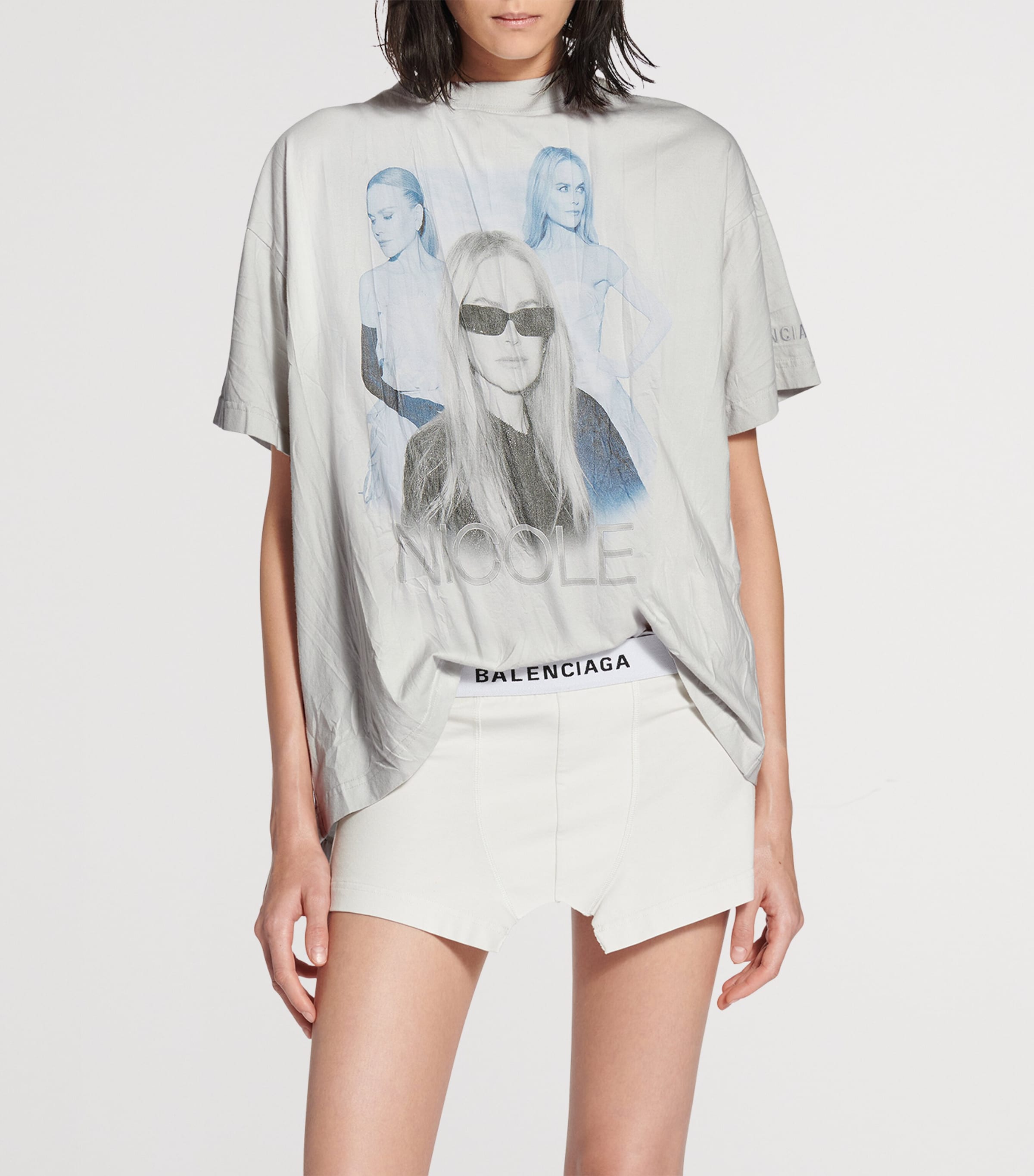 Balenciaga Cotton Nicole T-Shirt | Harrods US