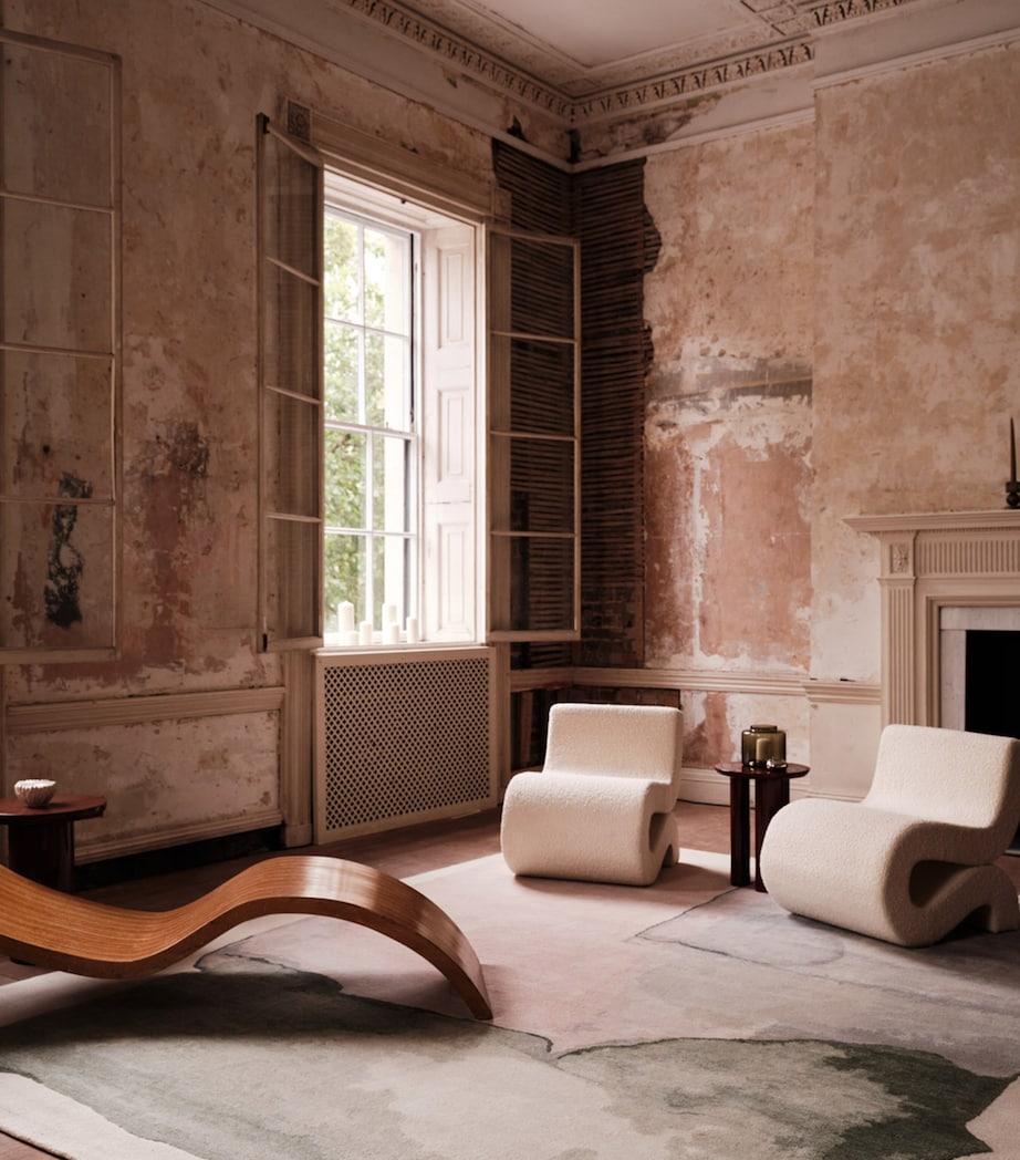 Wool-Nettle Maya Opal Rug (2.74m x 1.83m) MULTICOLOUR Image 7