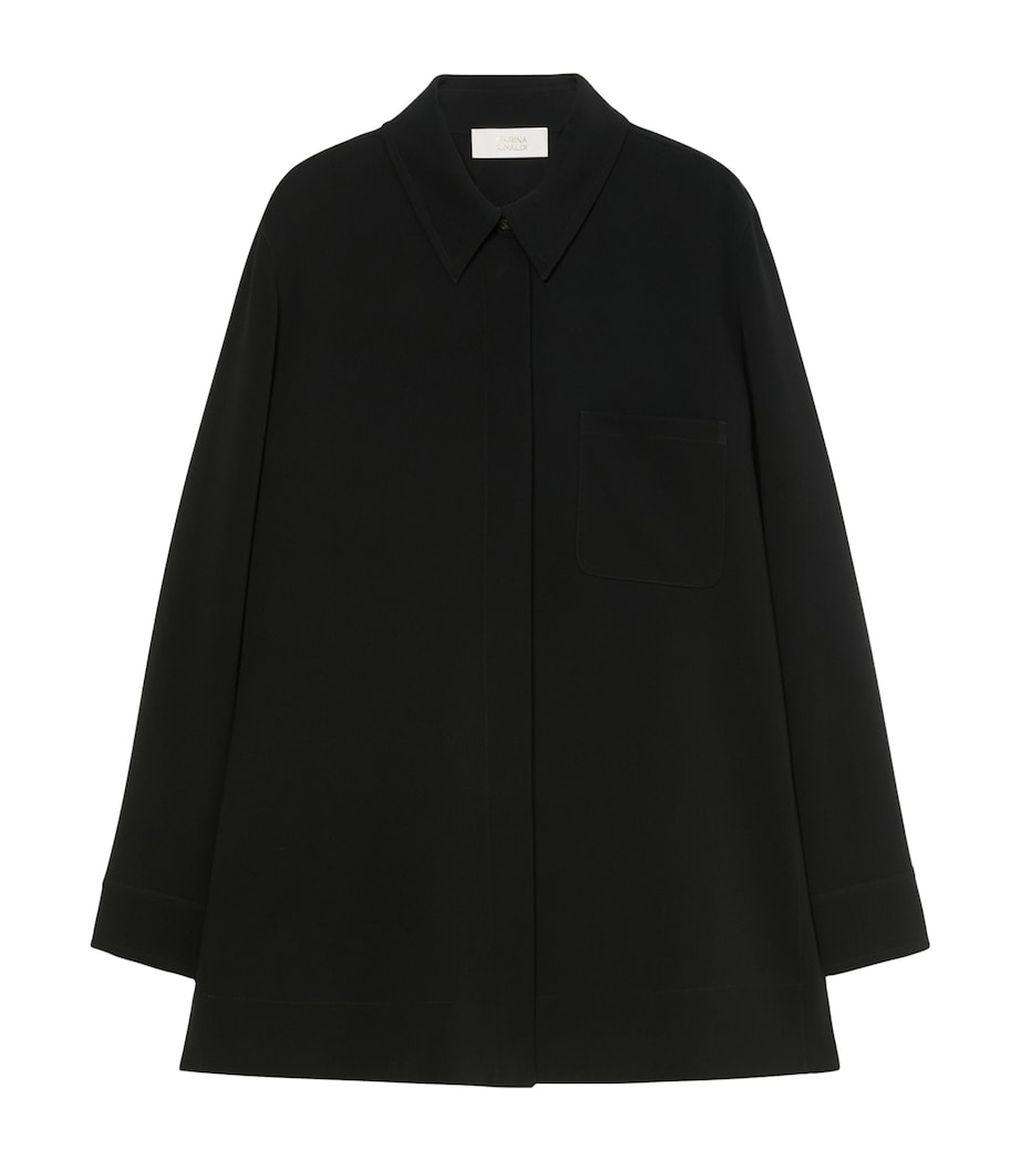 Marina Rinaldi Womens Cady Shirt Black Image 1