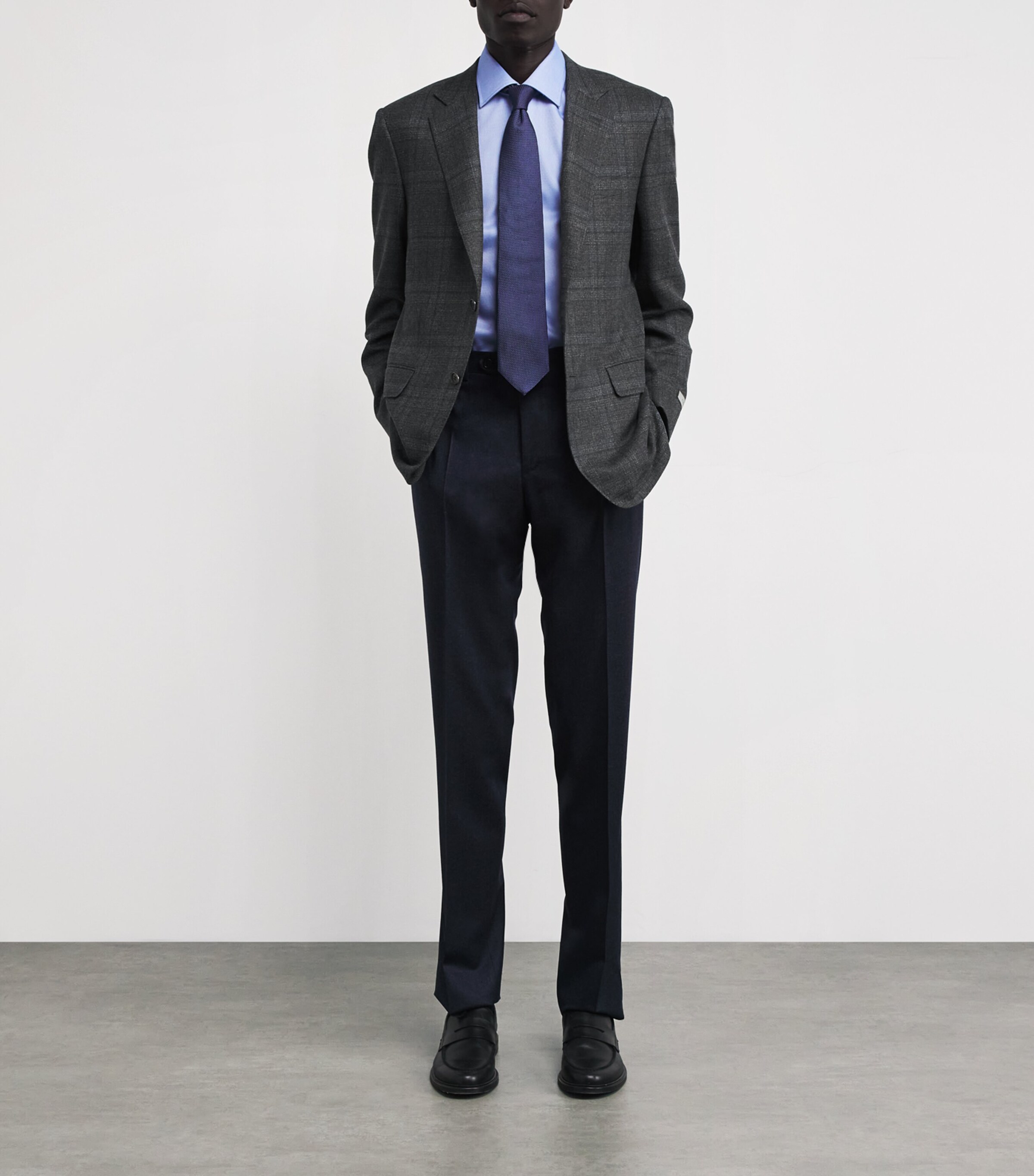 Wool Check Blazer 201 Image 2