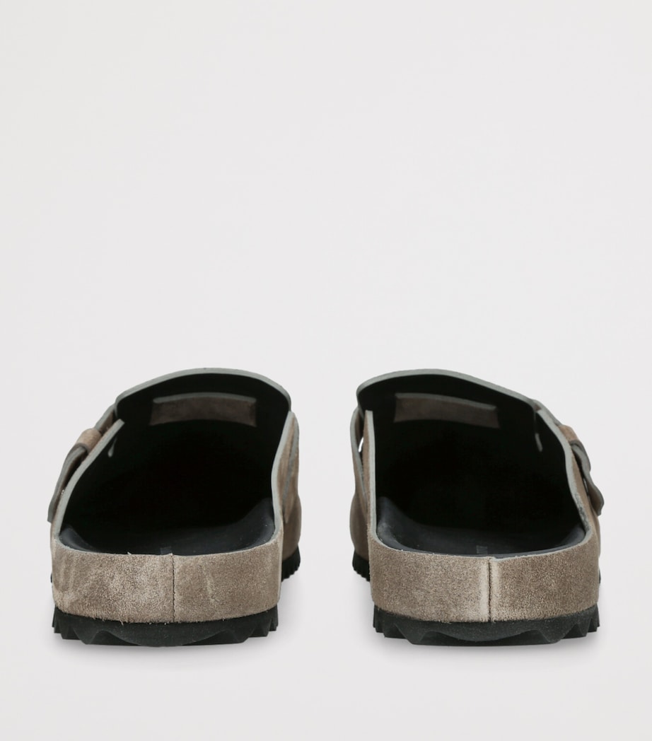 Officine Creative Suede Agora Mules Taupe Image 2