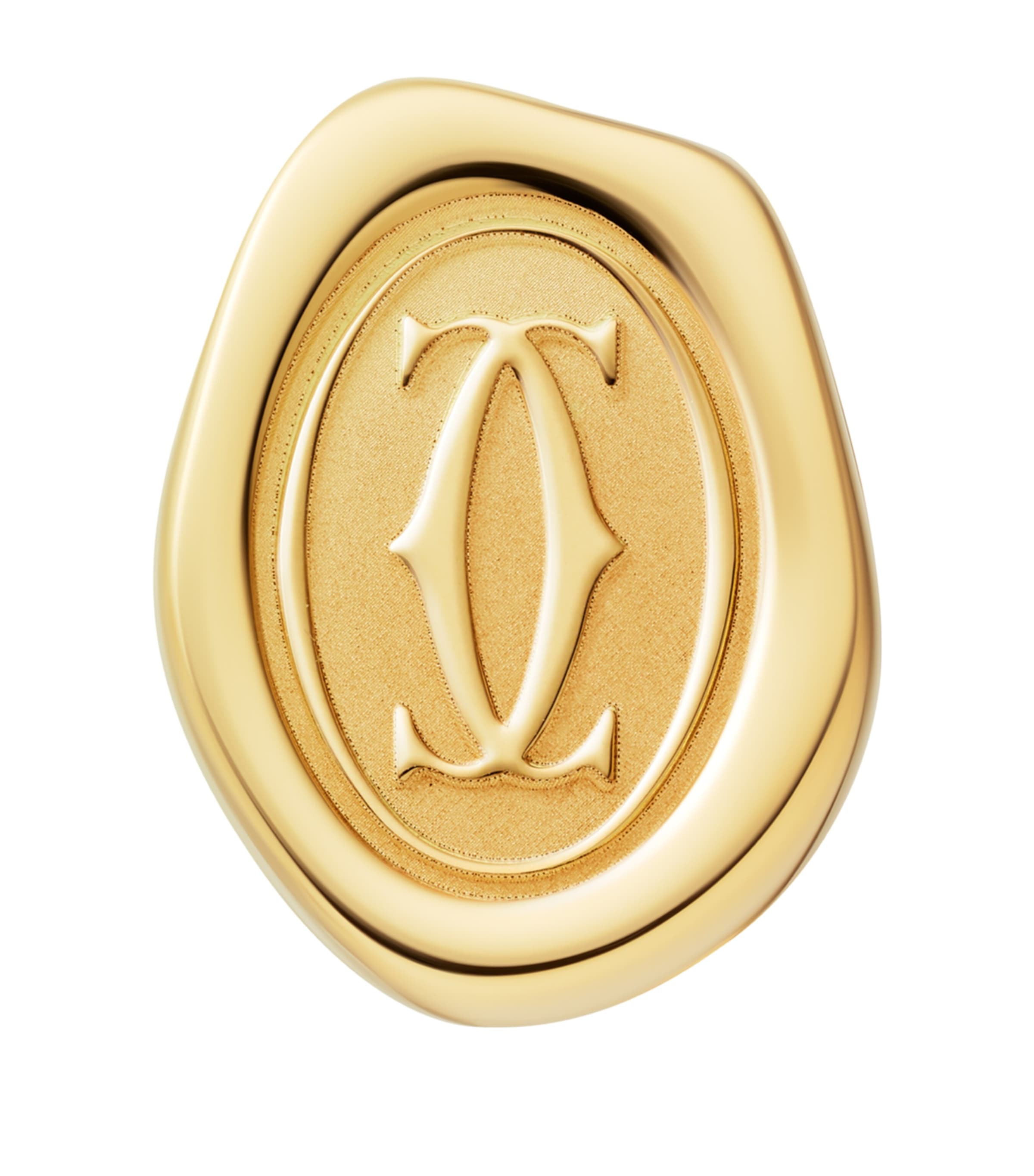 Cartier Yellow Gold Wax Seal Cufflinks Yellow Gold Image 2