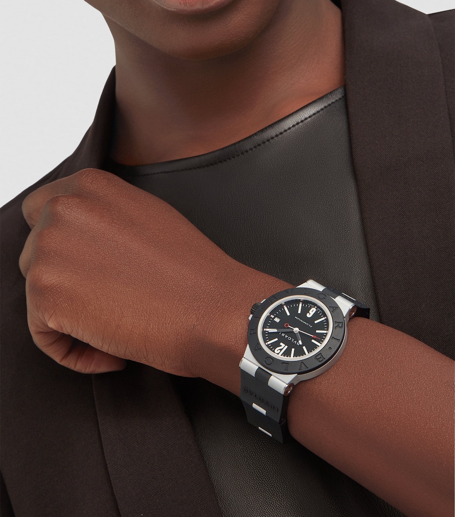 BVLGARI Aluminium Titanium Watch 40mm BLACK Image 6