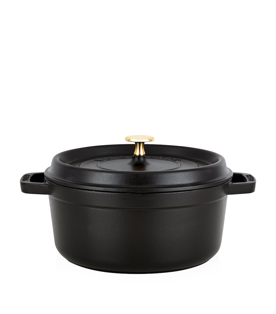 Black Oval Cocotte (24cm) BLACK Image 1