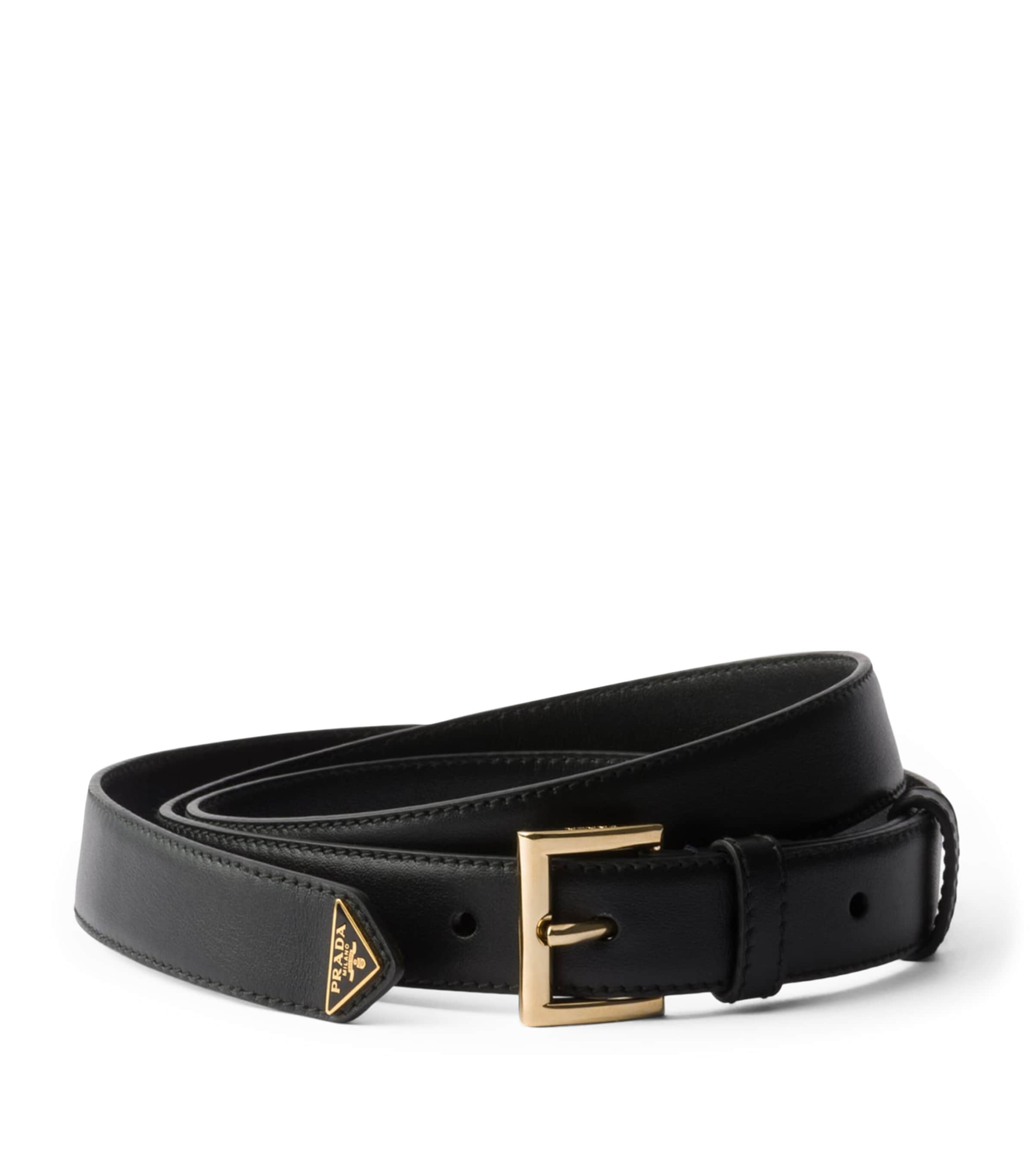 Leather Logo Belt F0632 Image 1