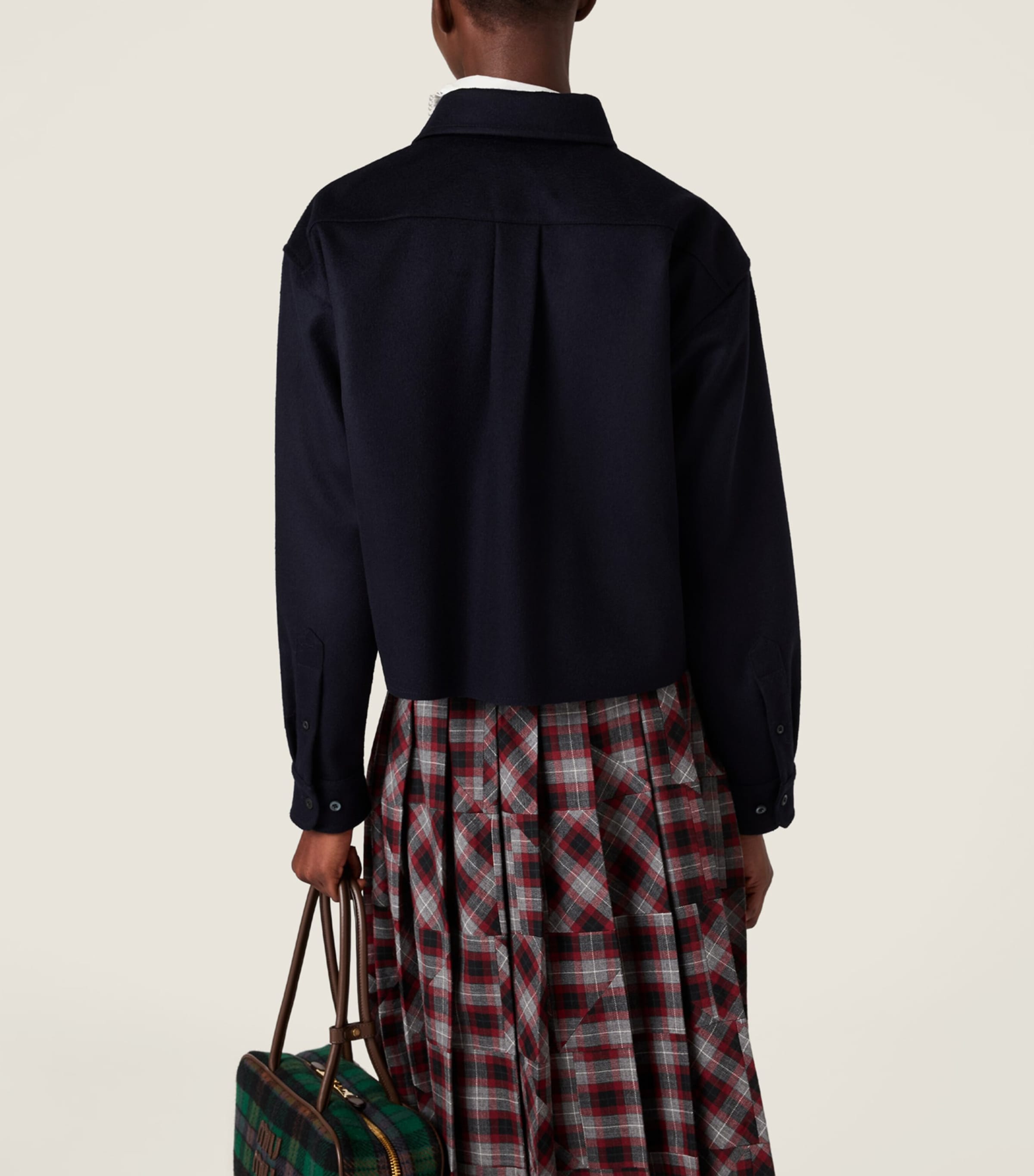 Wool-Cashmere Velour Shirt F0008 Image 3