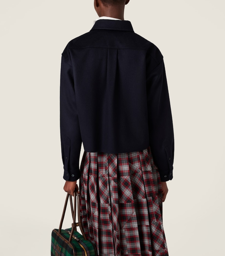 Wool-Cashmere Velour Shirt F0008 Image 3