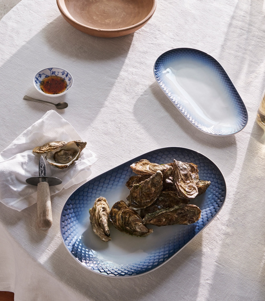 Royal Copenhagen Hav Serving Dish (35.5cm) Blue Image 2