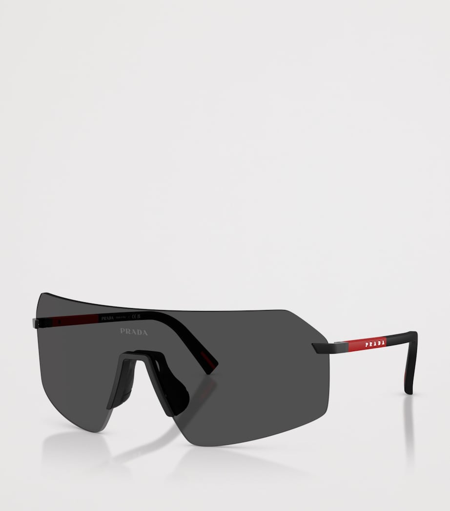 Prada Linea Rossa Metal PR B50S Sunglasses Black Image 2