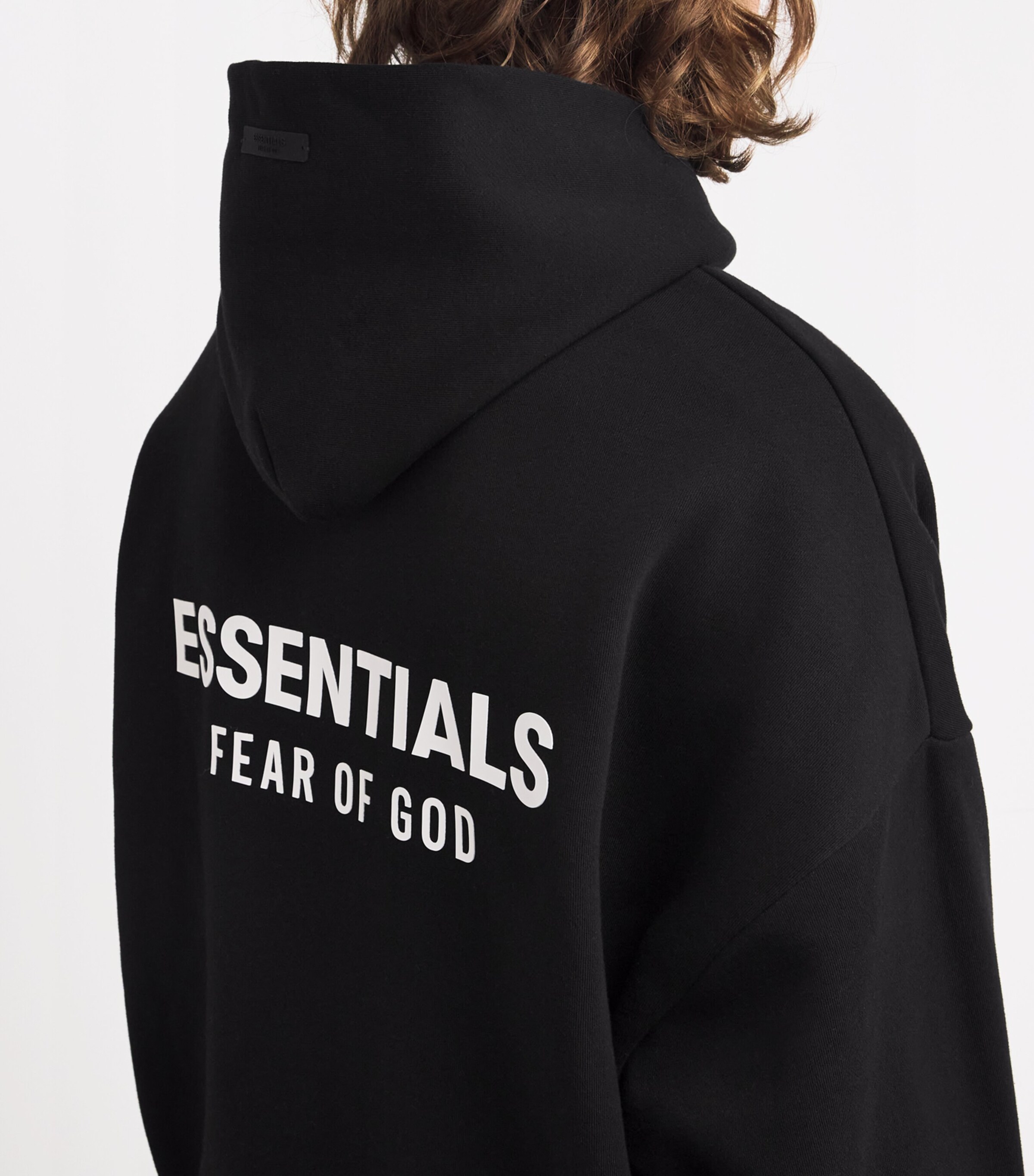 送関込 Fear of God ESSENTIALS ロゴプリント フーディ Fear Of God Essentials FW24 Hoodie Authentic With QR Code To