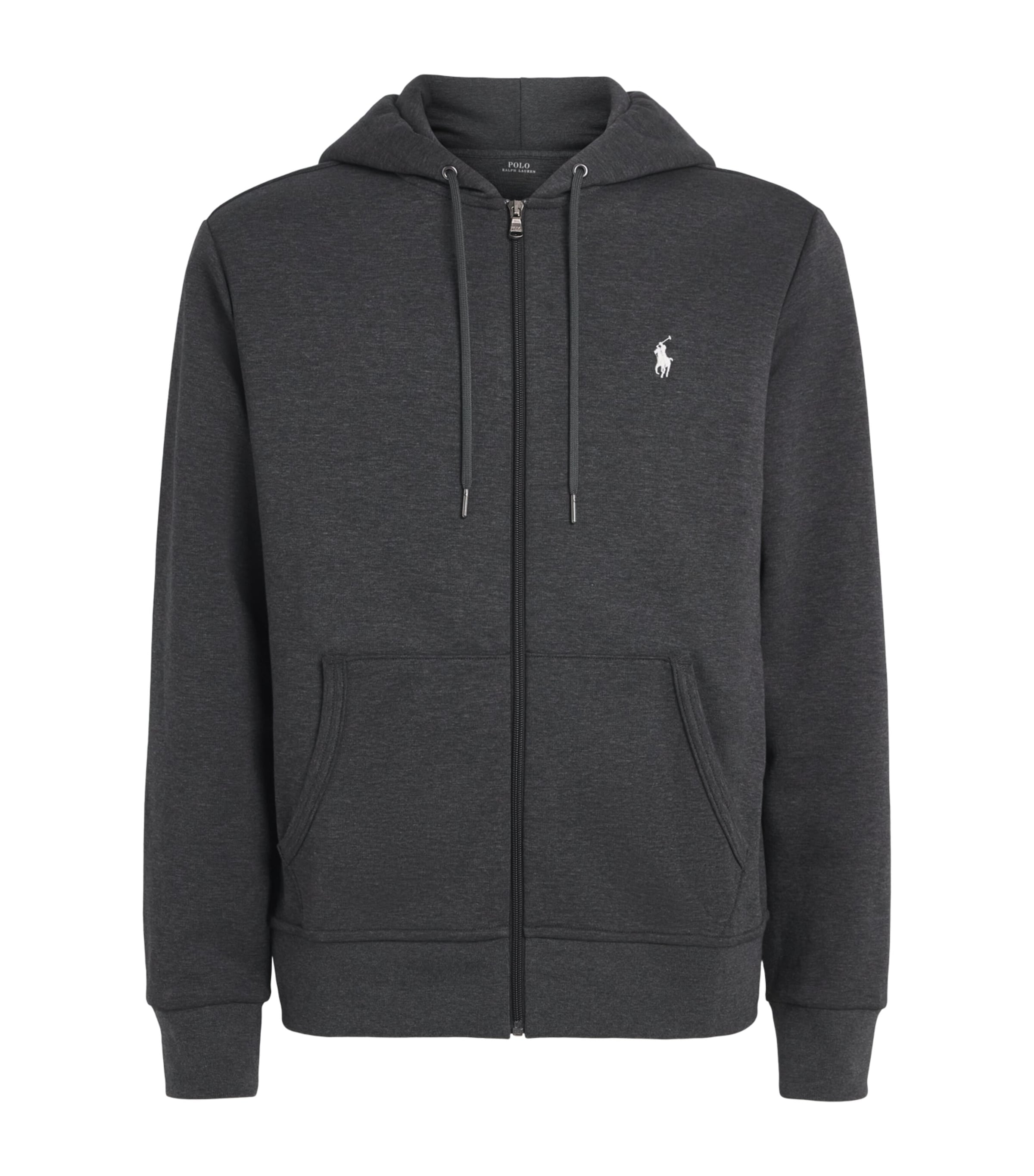 Polo Ralph Lauren Mens Polo Pony Zip-Up Hoodie Windsor Hther Image 1
