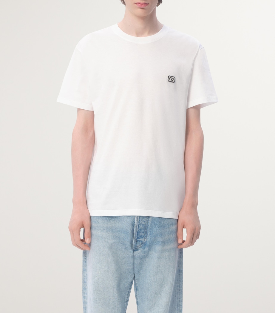 Cotton VLogo T-Shirt A03 Image 3