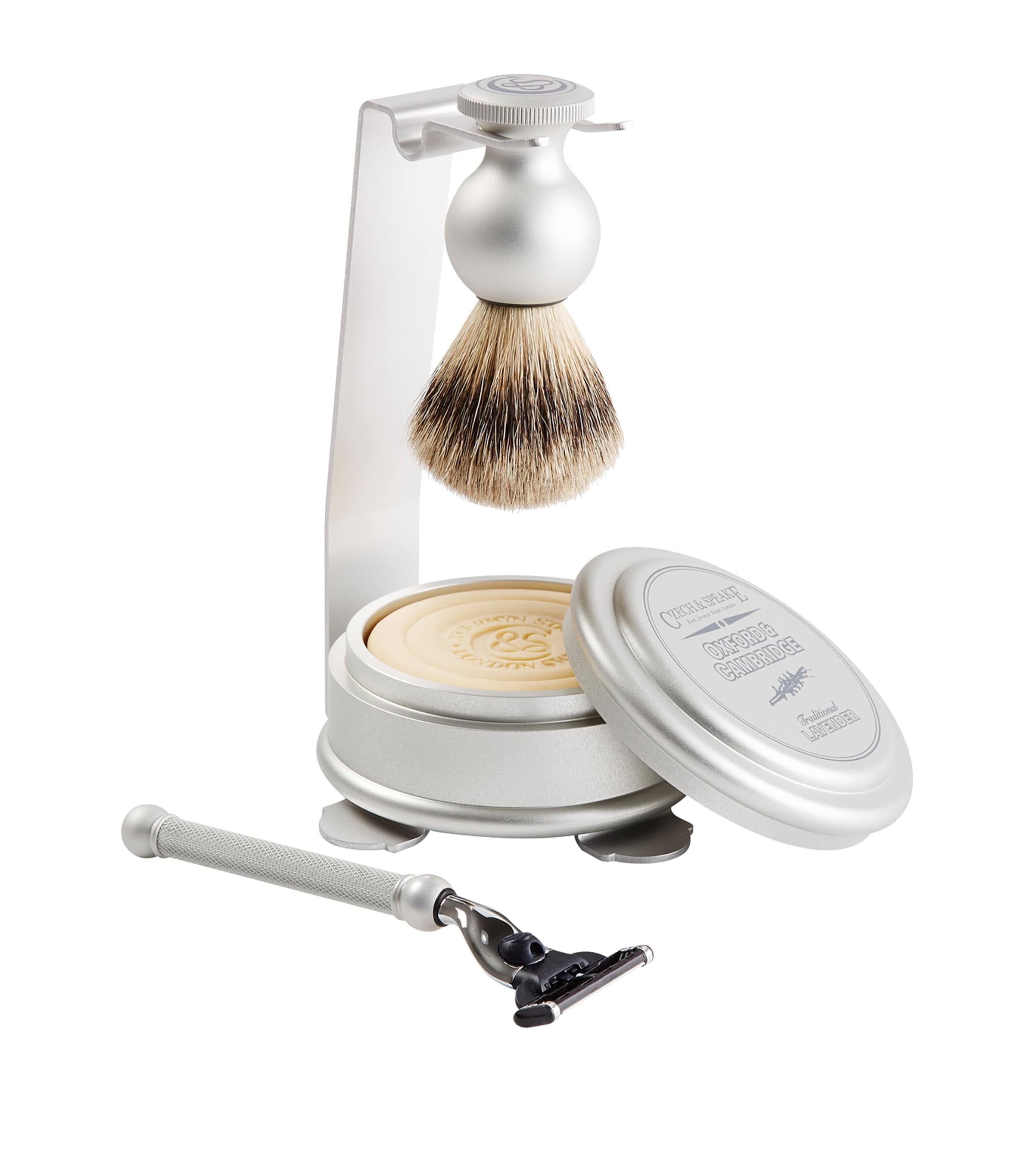 Czech & Speake Oxford & Cambridge Shaving Set & Stand