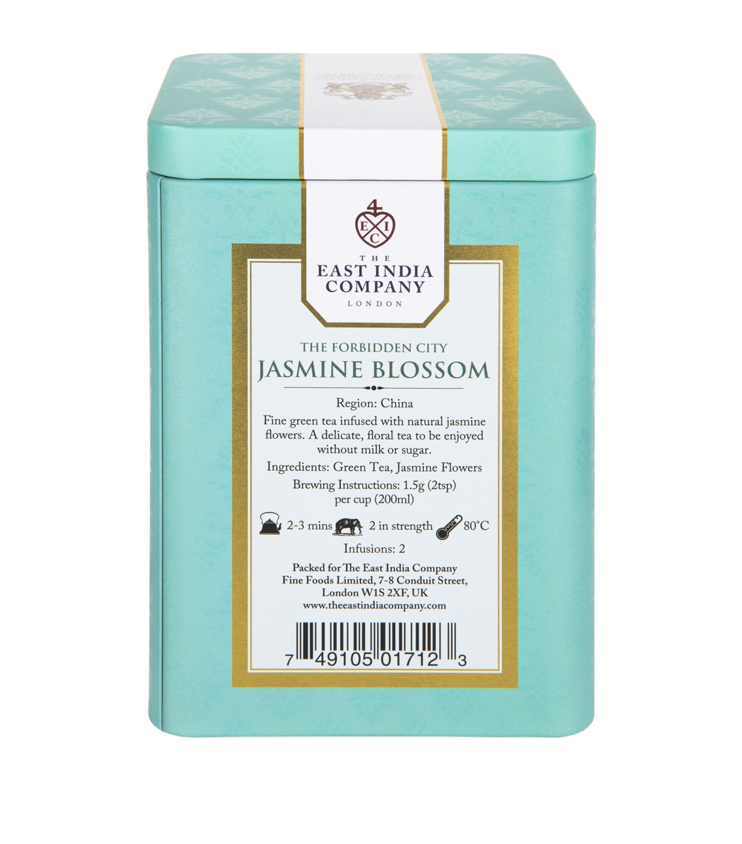 East India Tea Company The Forbidden City Jasmine Blossom Loose Leaf Tea (125g) Image 2