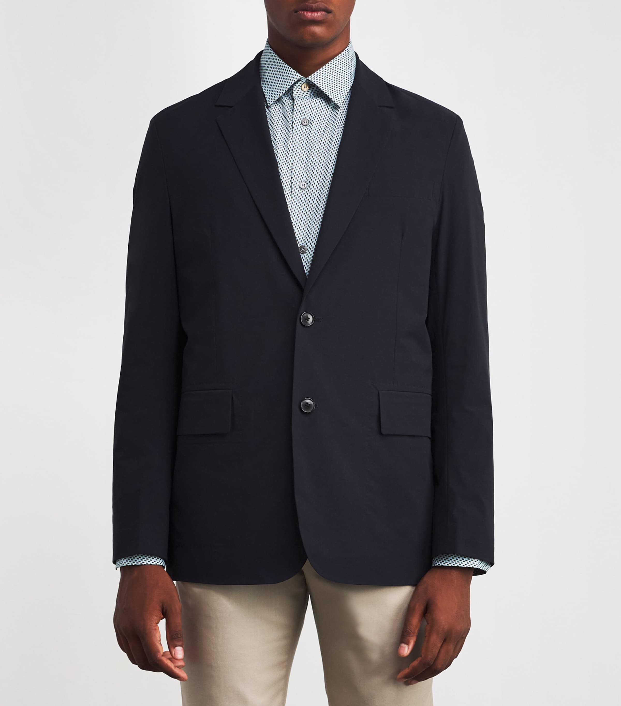 Water-Repellent Blazer 49_VERY DARK NAVY Image 3