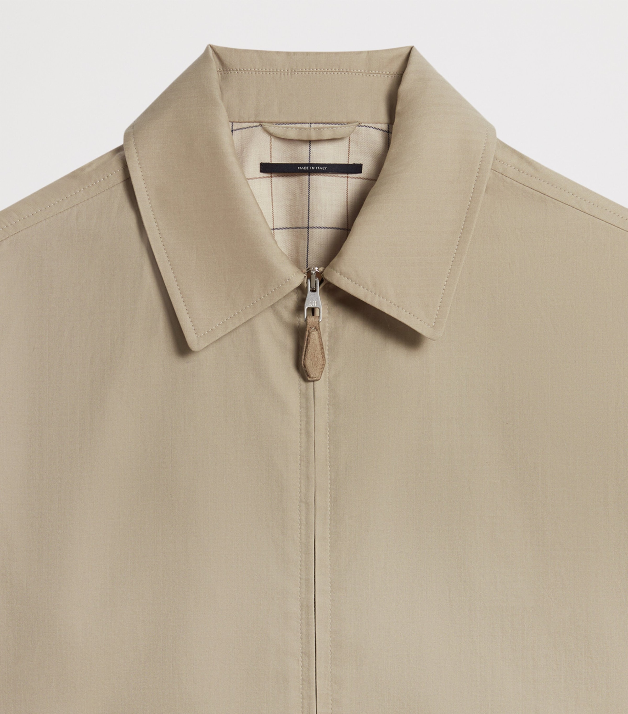 Cotton-Silk Blouson Jacket 267SESAME Image 6