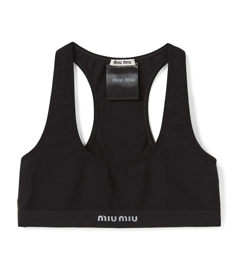 Seamless Racerback Crop Top F0002 Image 1
