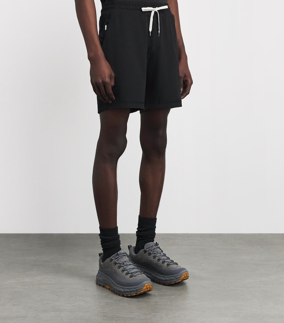 VUORI Mens Ponto Performance Sweat Shorts Hbk/black Heather Image 4