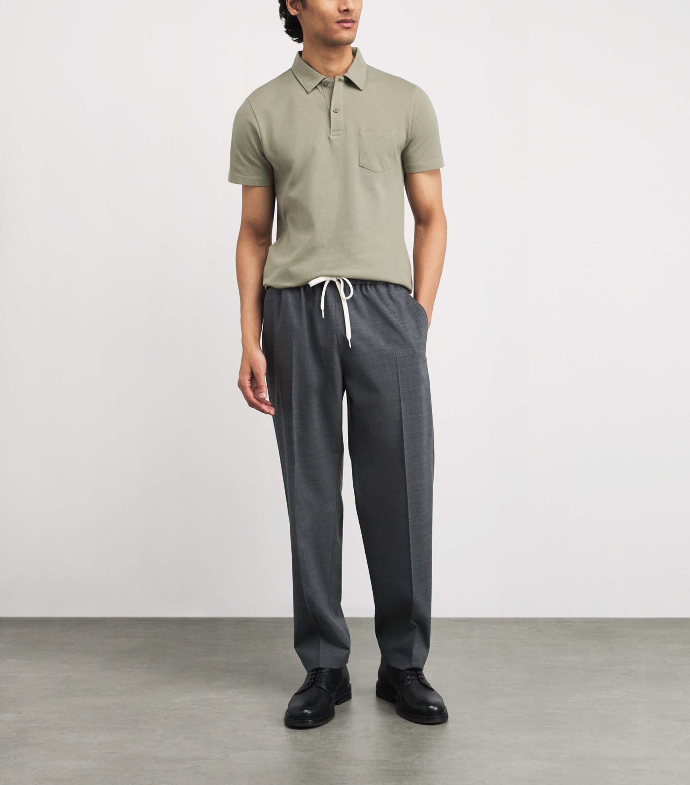 Supima Cotton Riviera Polo Shirt GNIX PISTACHIO26 Image 2