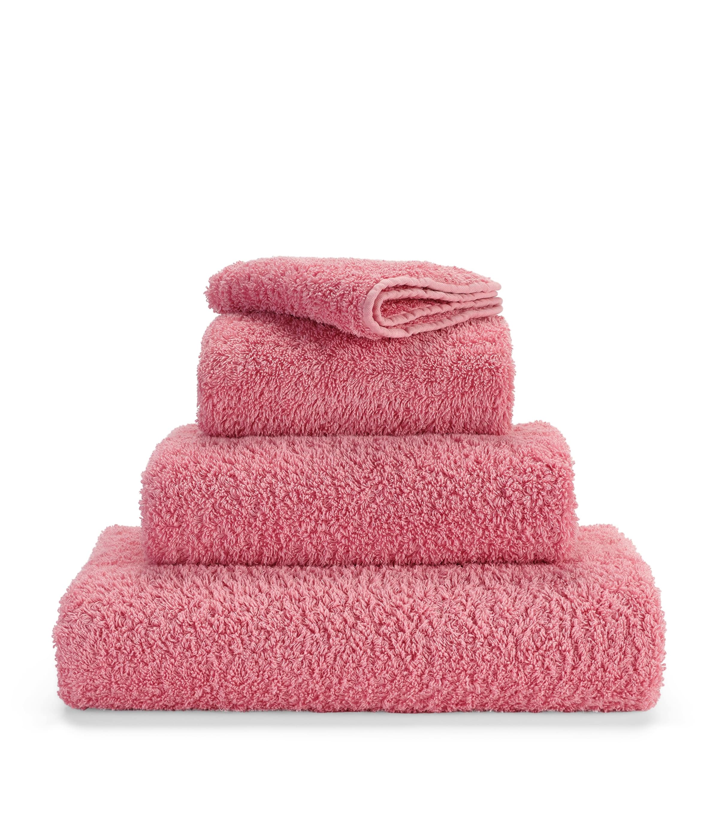 Abyss & Habidecor Super Pile Hand Towel In Pink
